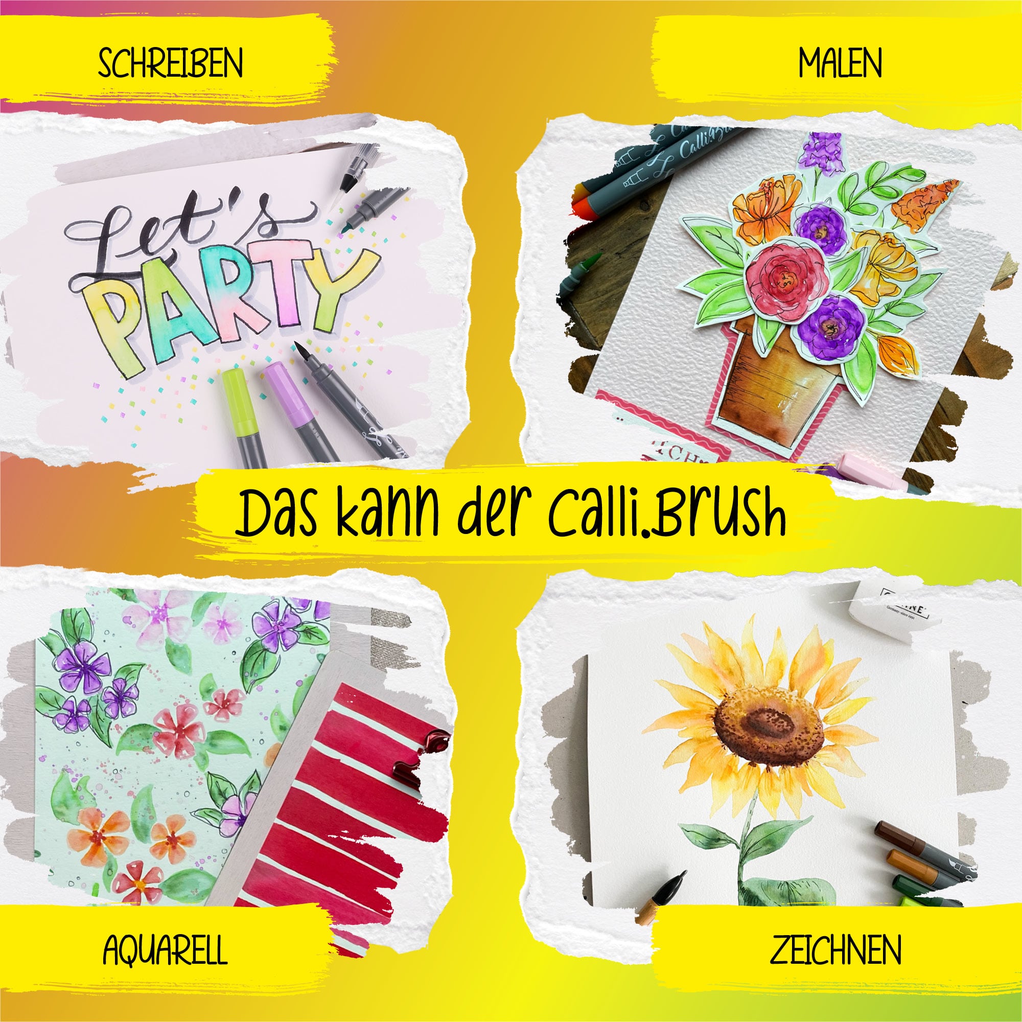 Calli.Brush Pens 5er Set Neon