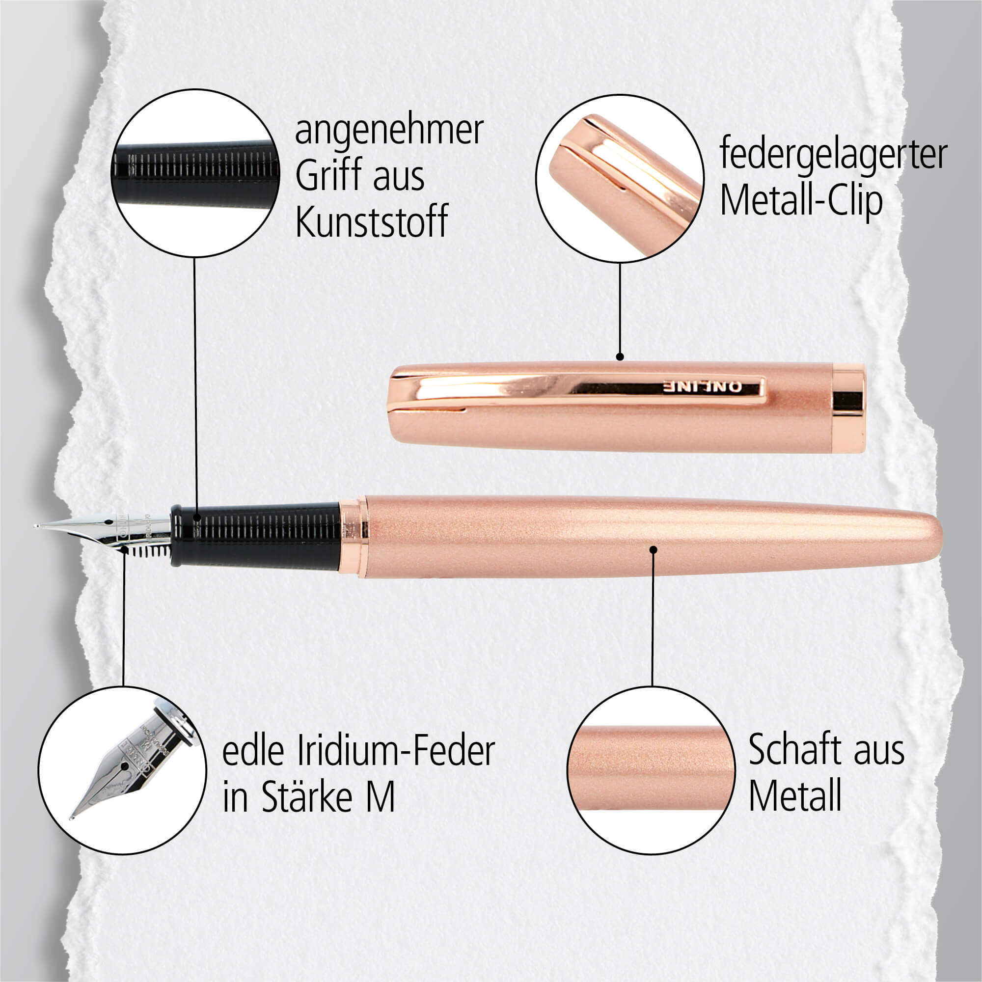 Füller Eleganza Rosegold