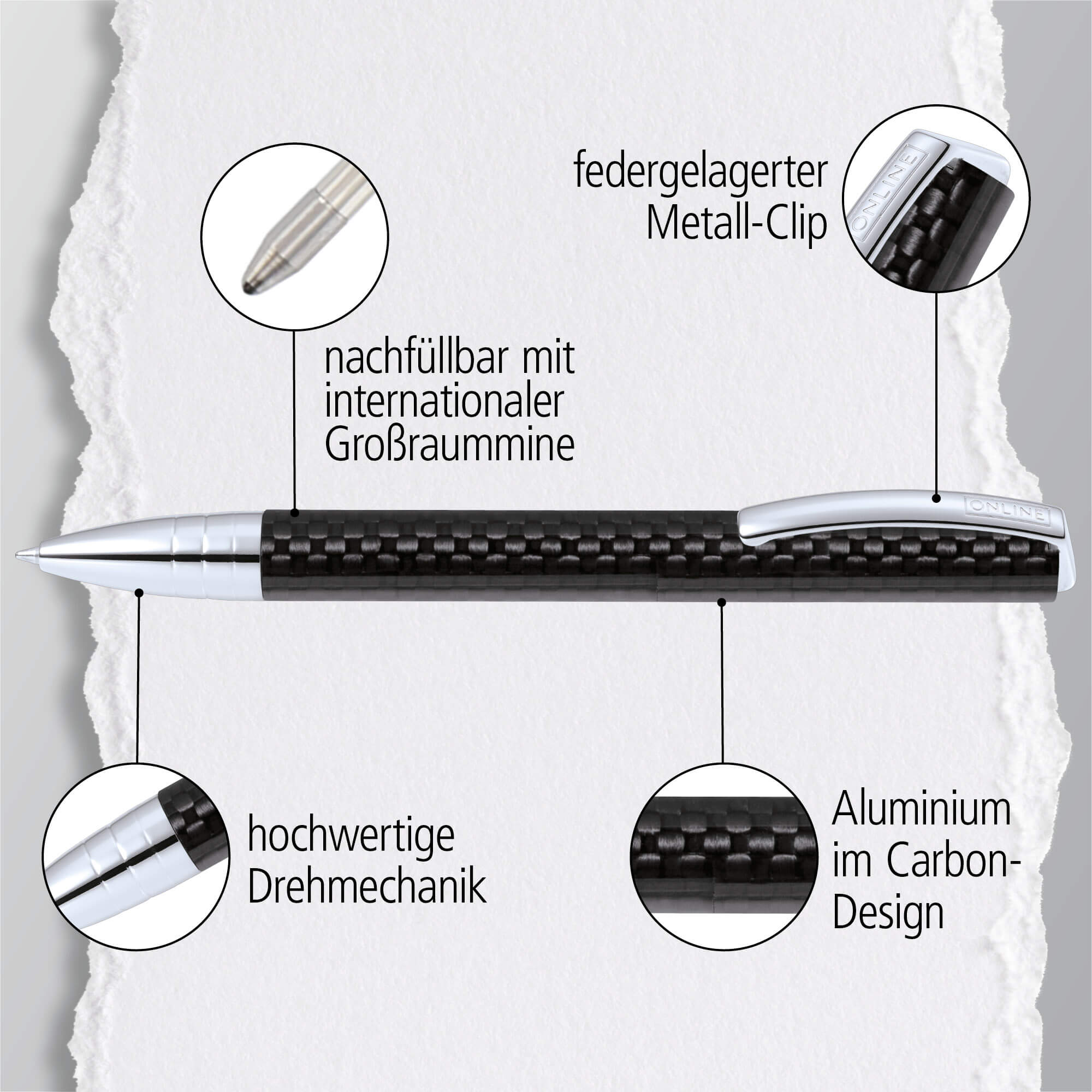 Drehkugelschreiber Vision Carbon