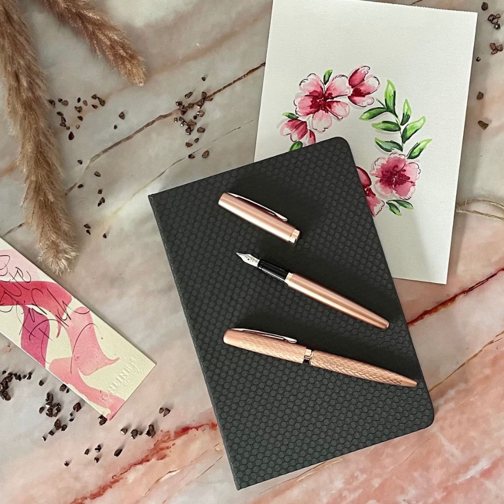 Drehkugelschreiber Eleganza Diamond Rosegold