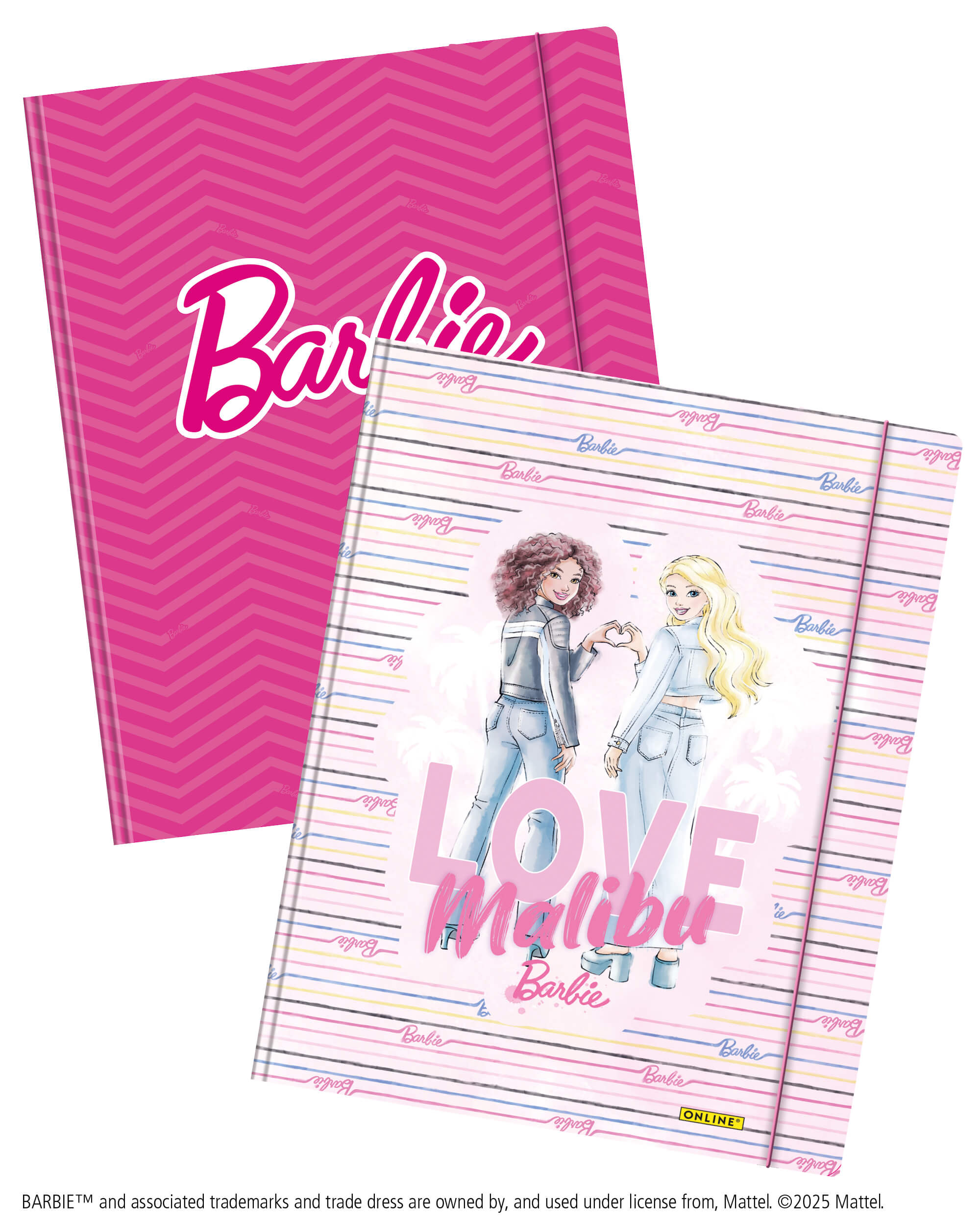 Gummizugmappe DIN A3, 2er Pack, Barbie