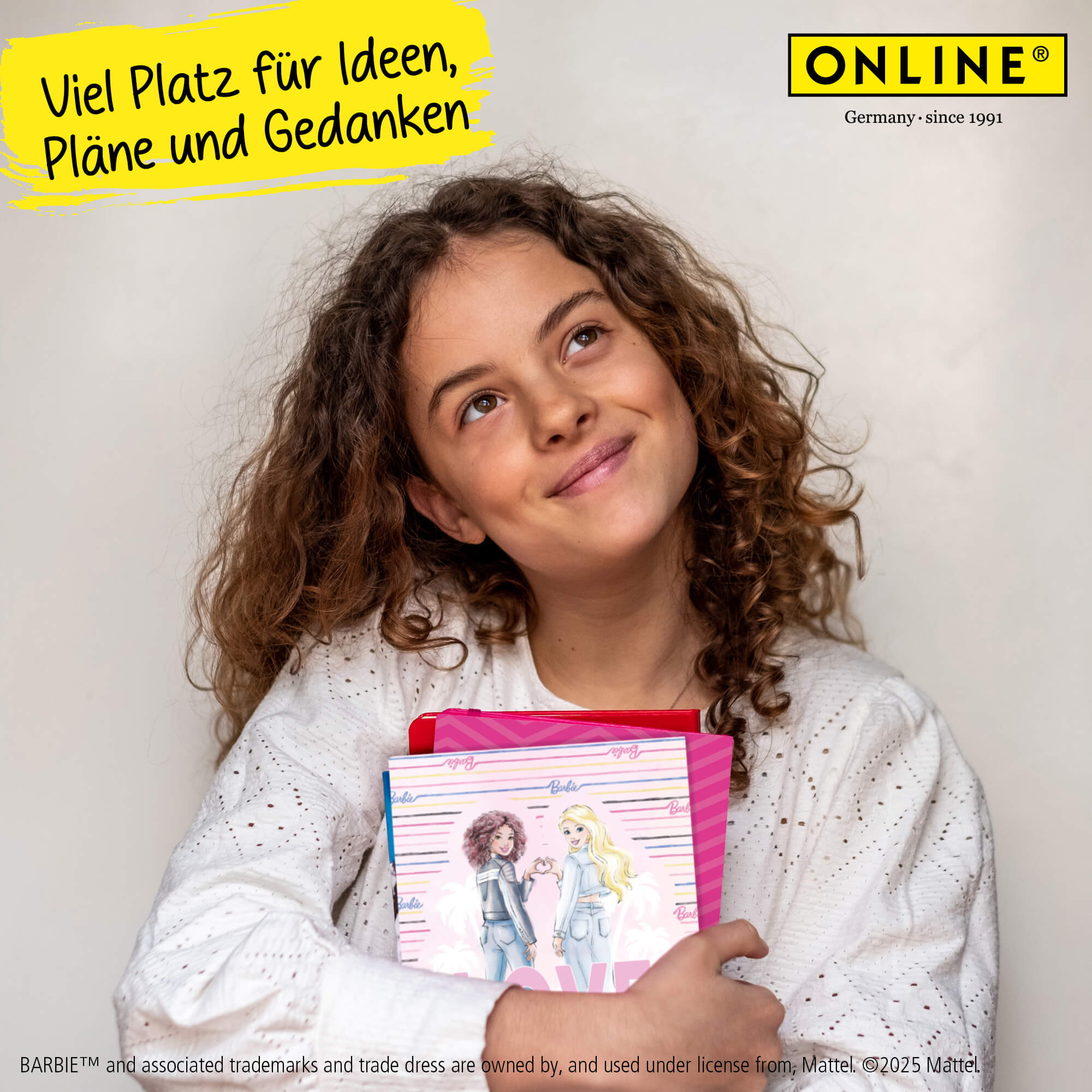 Kladde DIN A5 Barbie, dotted, 96 Blatt, 80 g/m² Notizbuch, 2er Pack