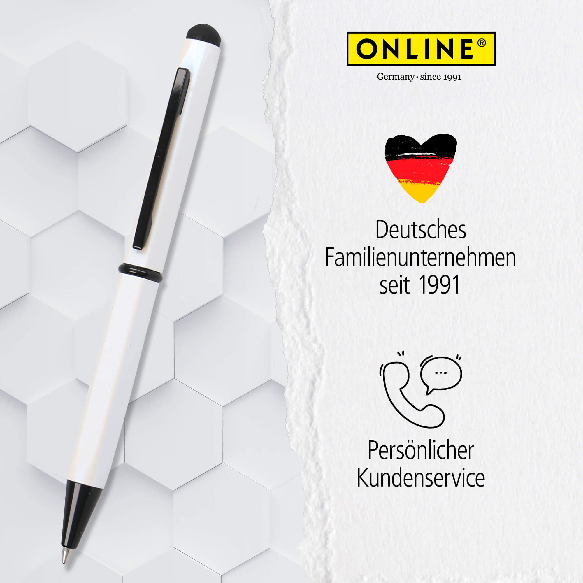 Kugelschreiber Hexagon Stylus Pearl