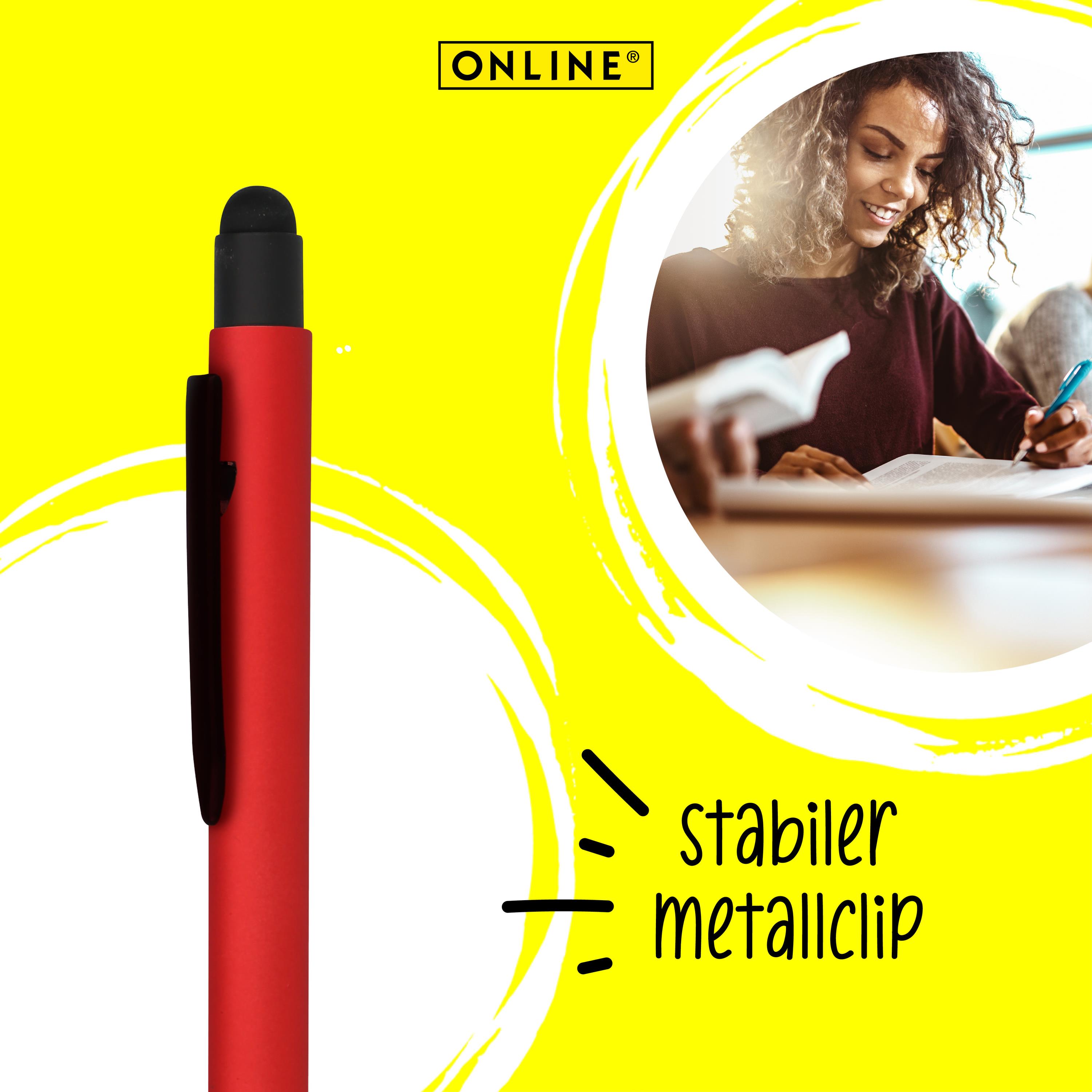 Kugelschreiber ALU Stylus Red