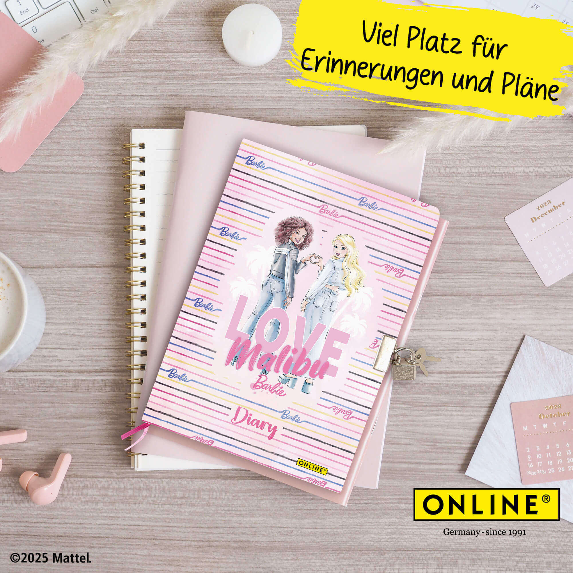 Tagebuch mit Schloss, Barbie