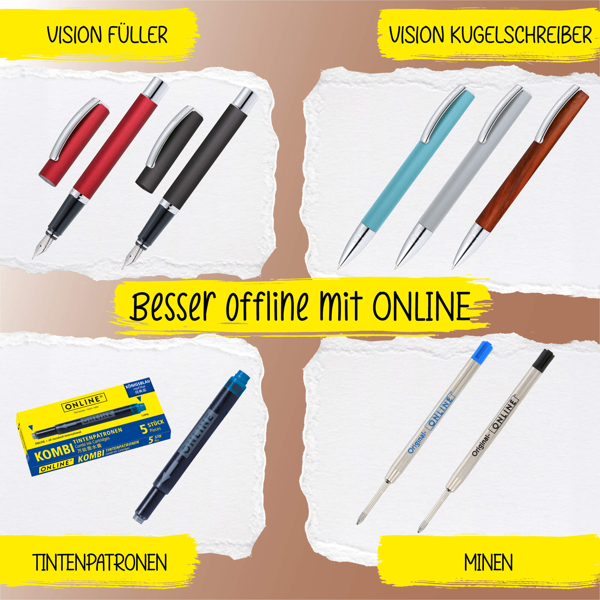 Kugelschreiber Vision Nature Maple, in Geschenkbox