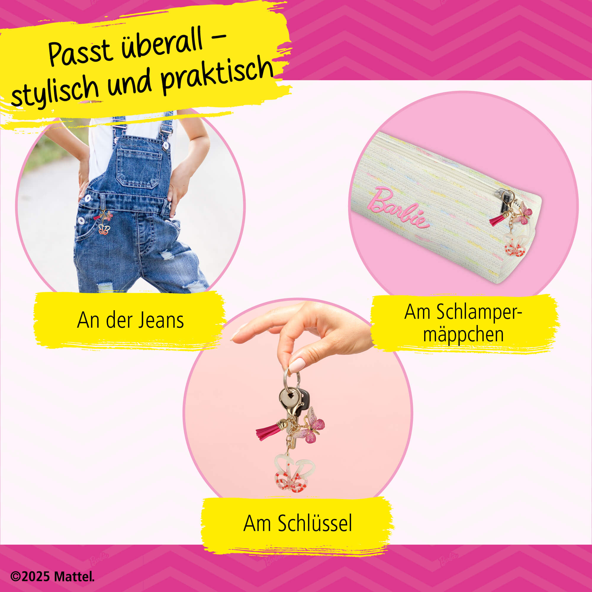 Schlüsselanhänger Barbie "B"