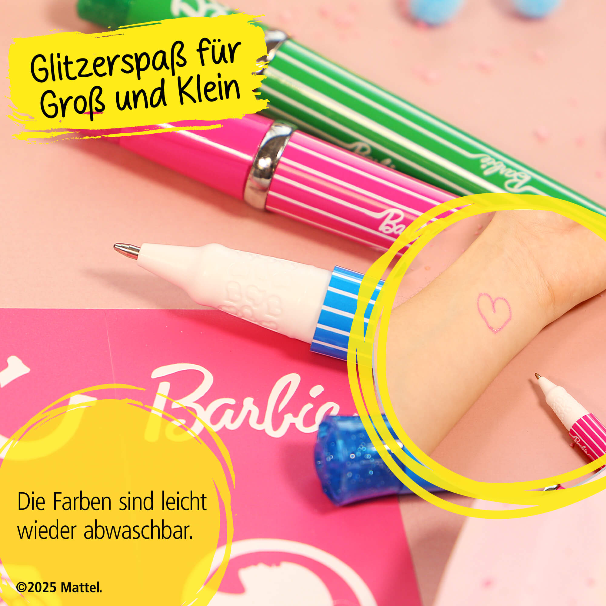 Barbie Skin Tattoo Pens
