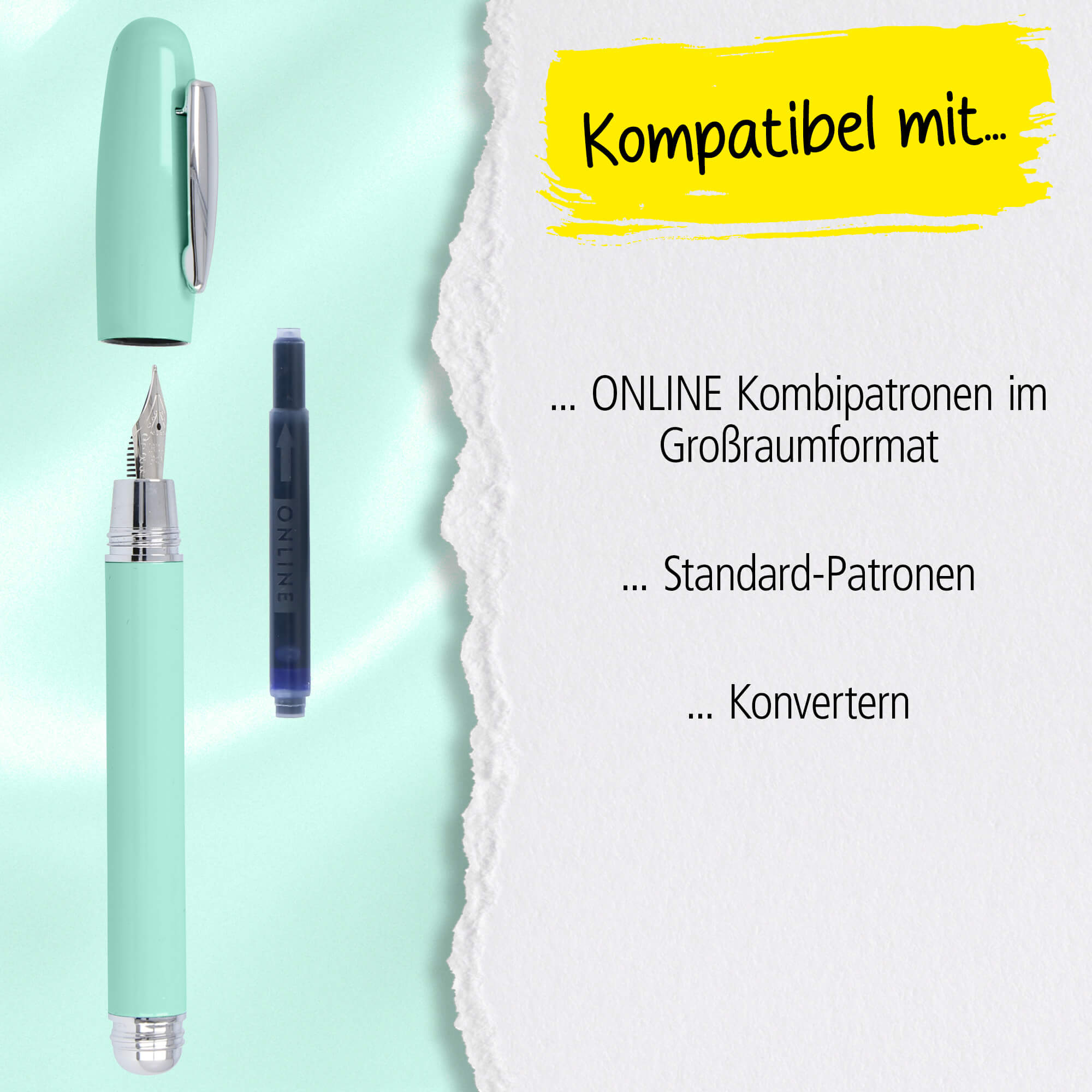 Füllhalter Highway Turquoise