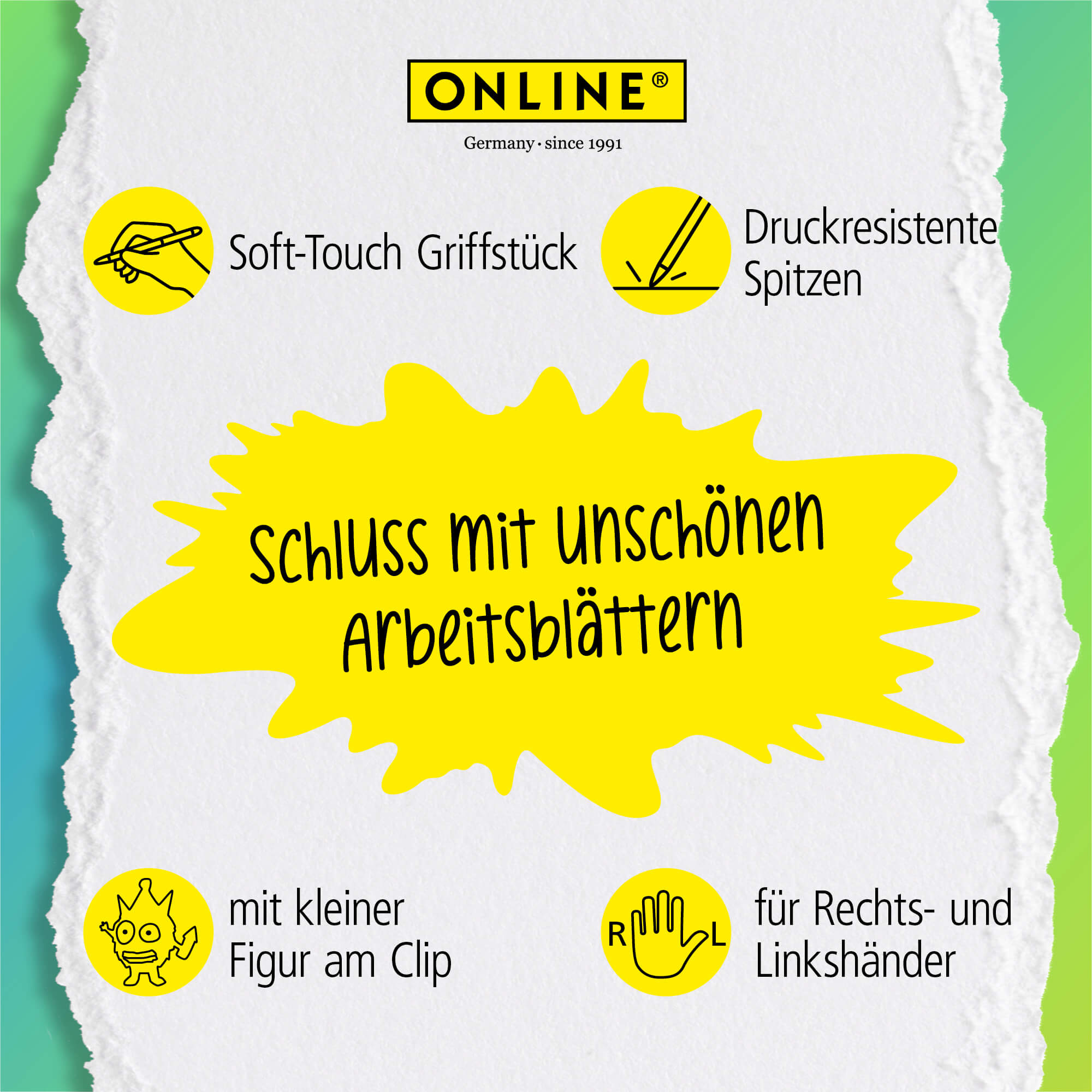 Radierbare Gelschreiber magiXX Fun Wild Life, 6er Pack