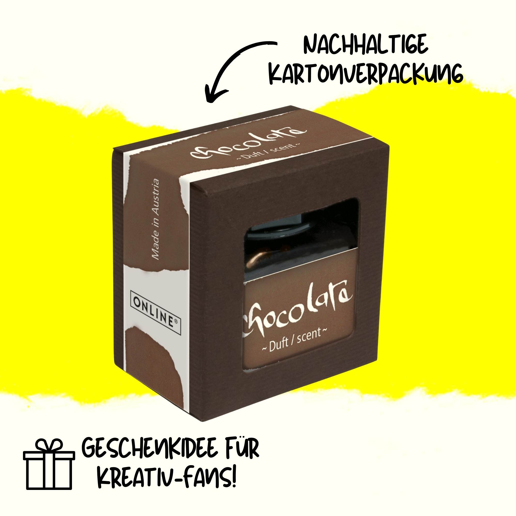 Tinte der Sinne Braun 15 ml mit Duft - Aroma Schokolade