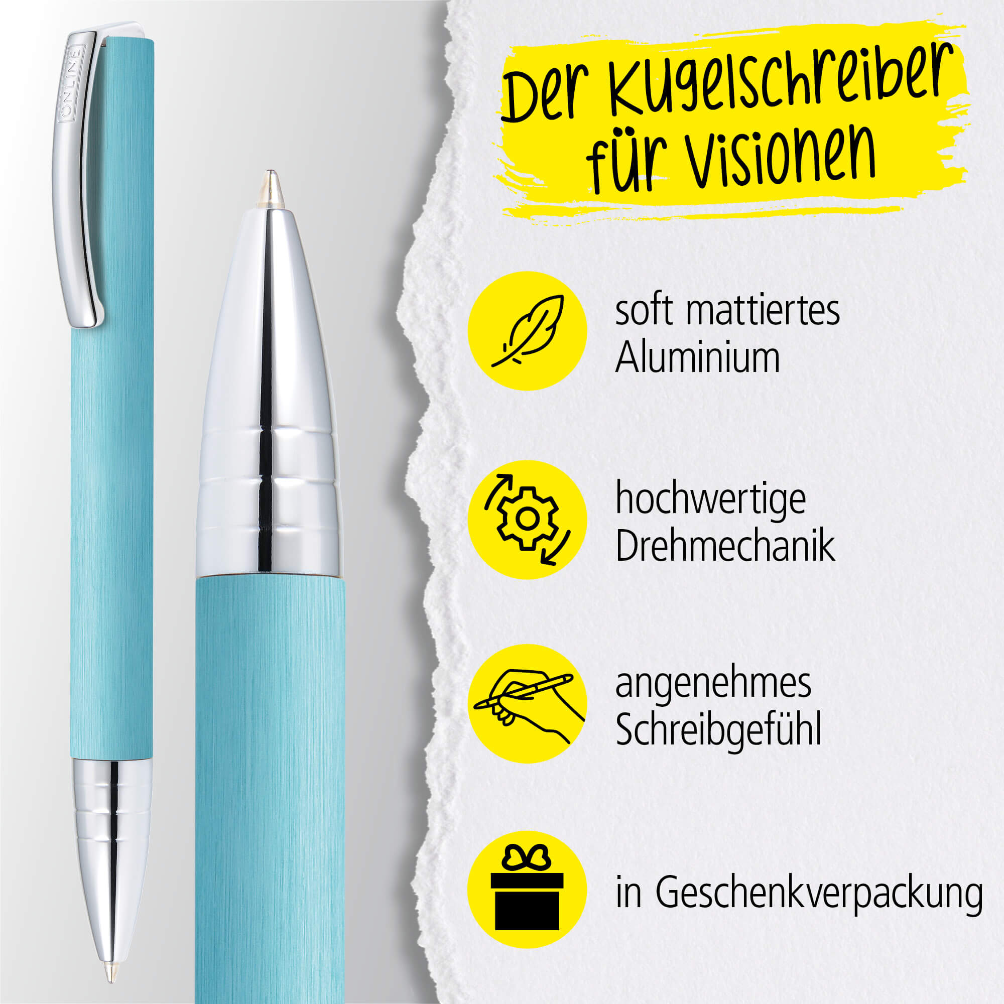 Drehkugelschreiber Vision Classic Turquoise