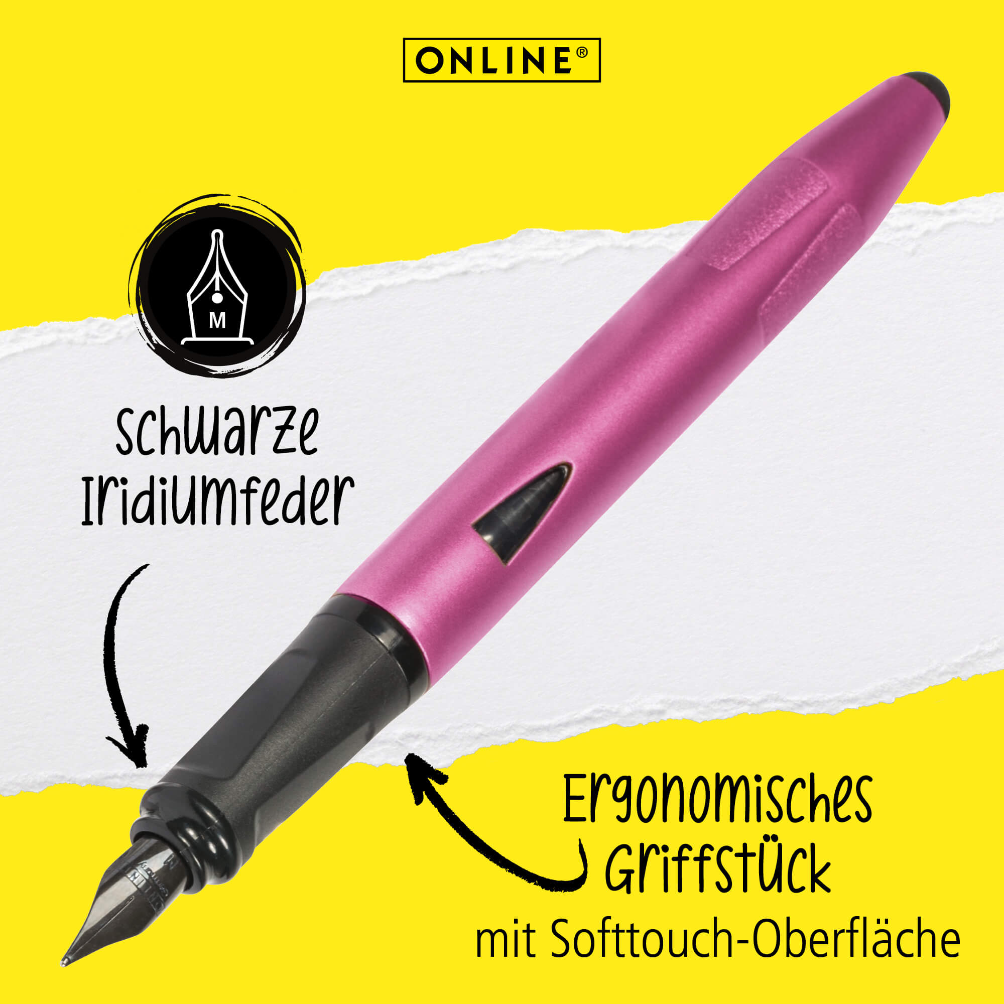 Füller Switch Plus Metallic Pink
