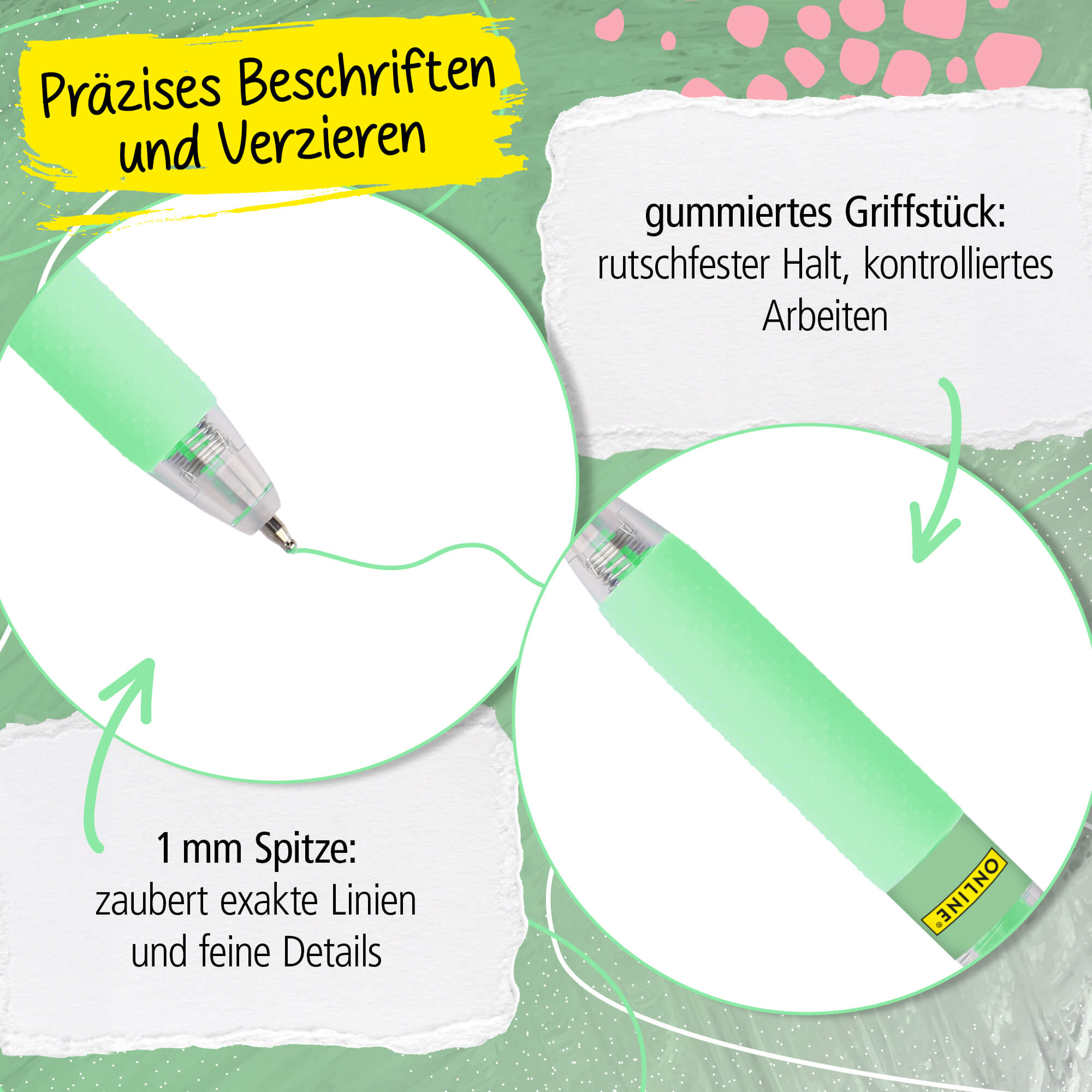 Acrylic Liner Green