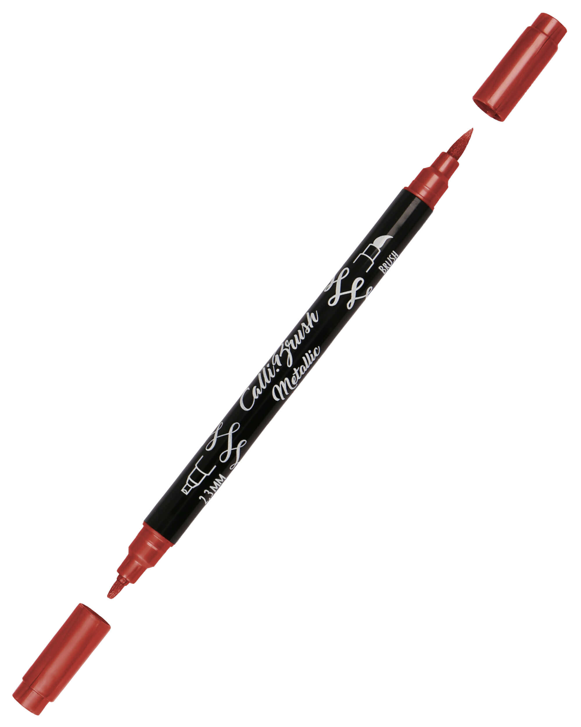 Calli.Brush Pen Metallic Red