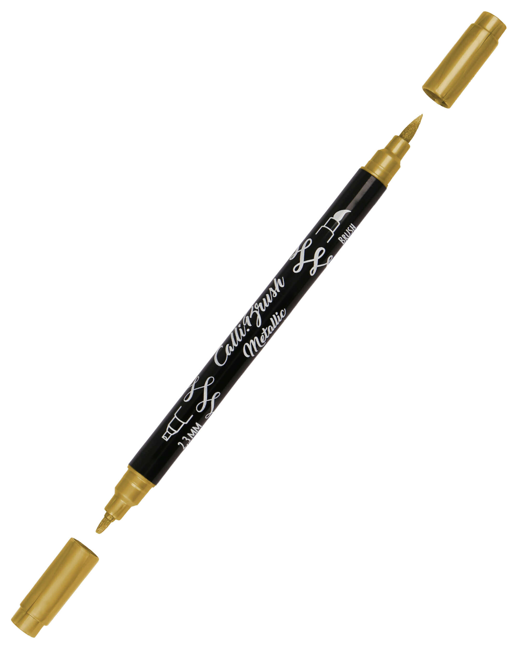 Calli.Brush Pen Metallic Gold