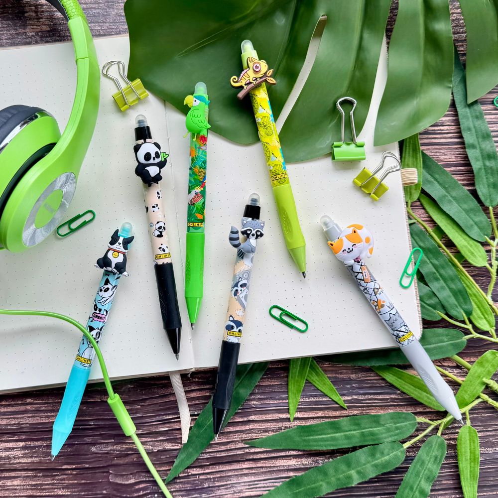 Radierbare Gelschreiber magiXX Fun Wild Life, 6er Pack