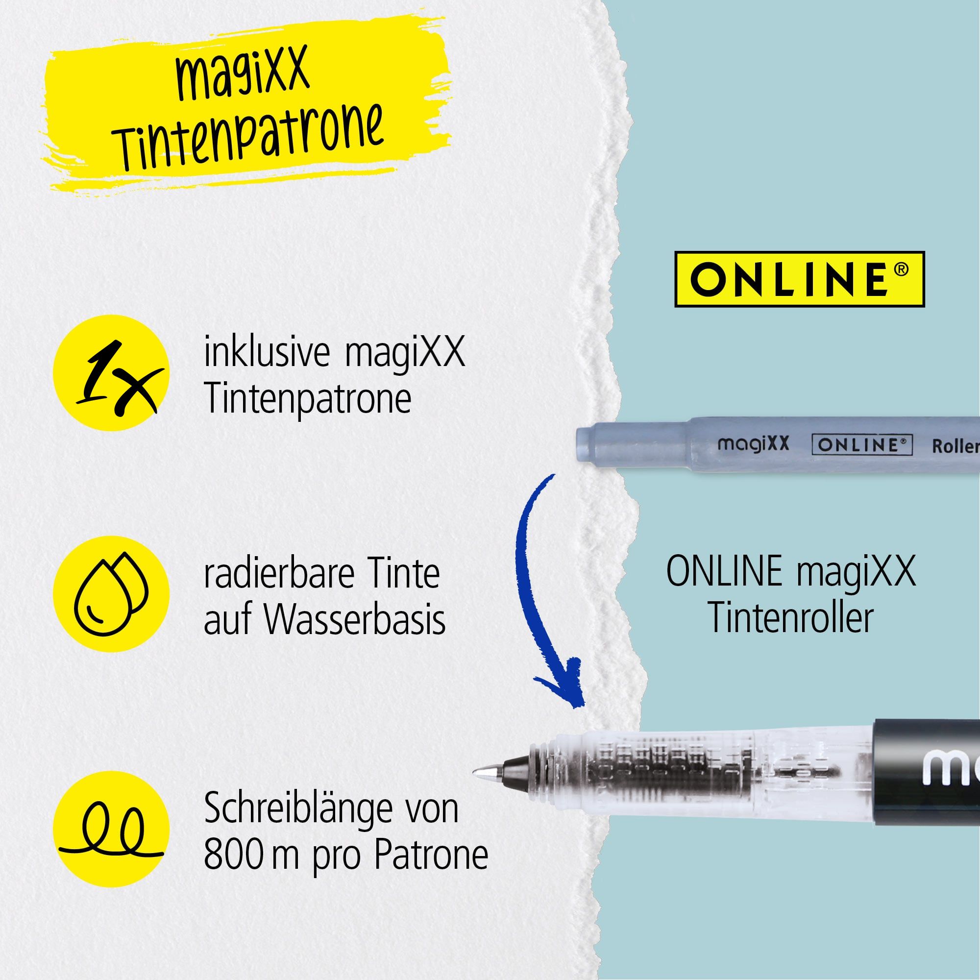 Patronenrollerball magiXX