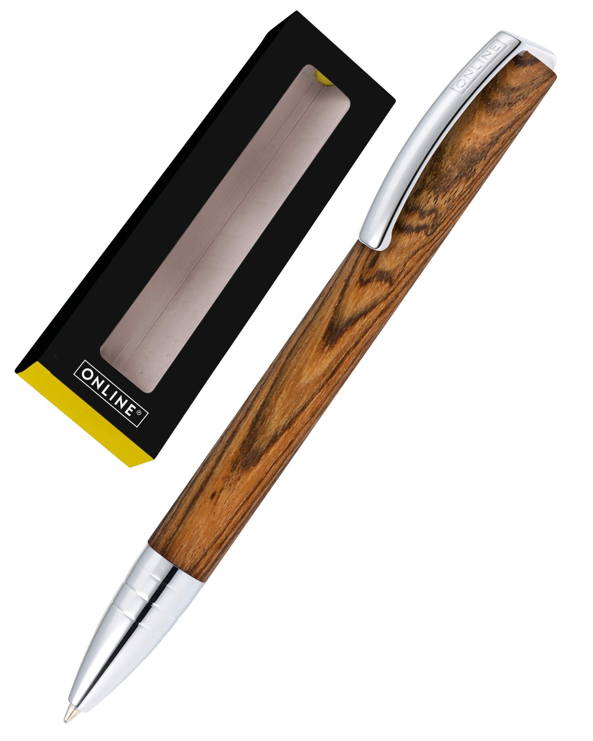 Kugelschreiber Vision Nature Walnut, in Geschenkbox
