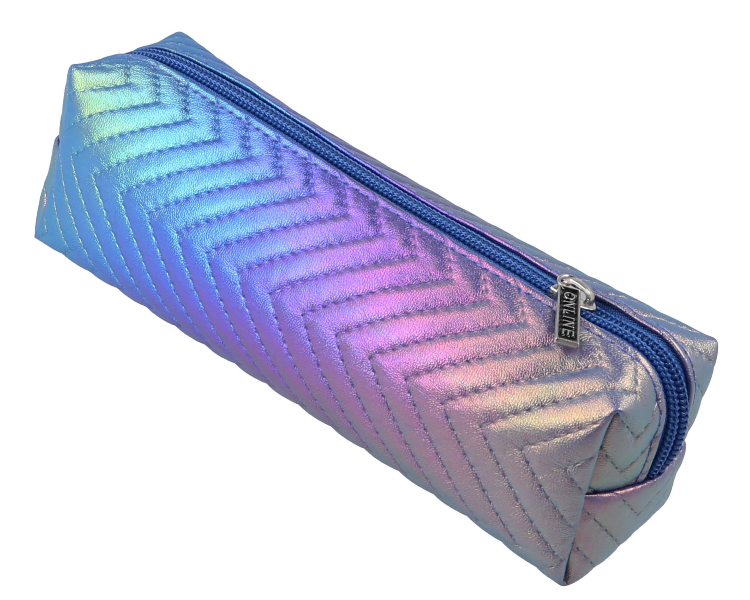 Schlampermäppchen Rainbow, metallic-glänzendes Federmäppchen