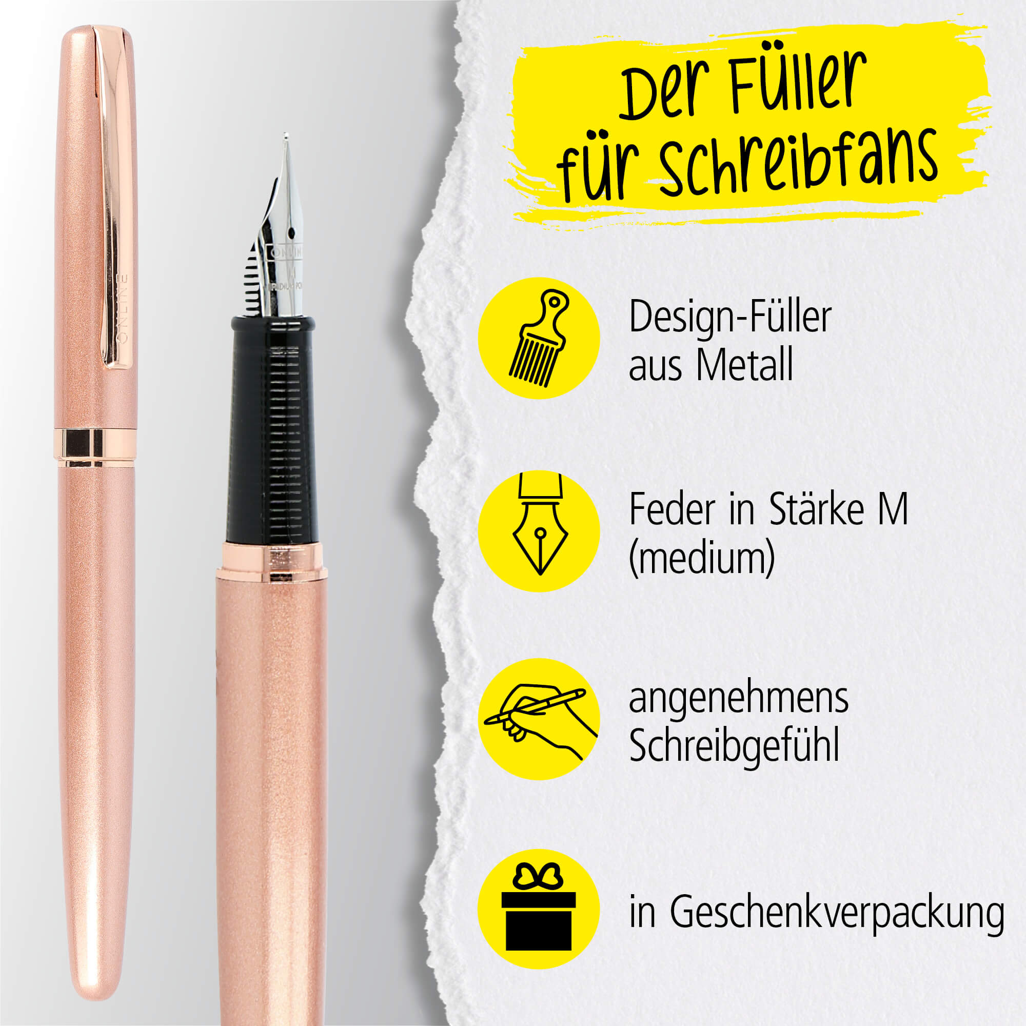 Füller Eleganza Rosegold