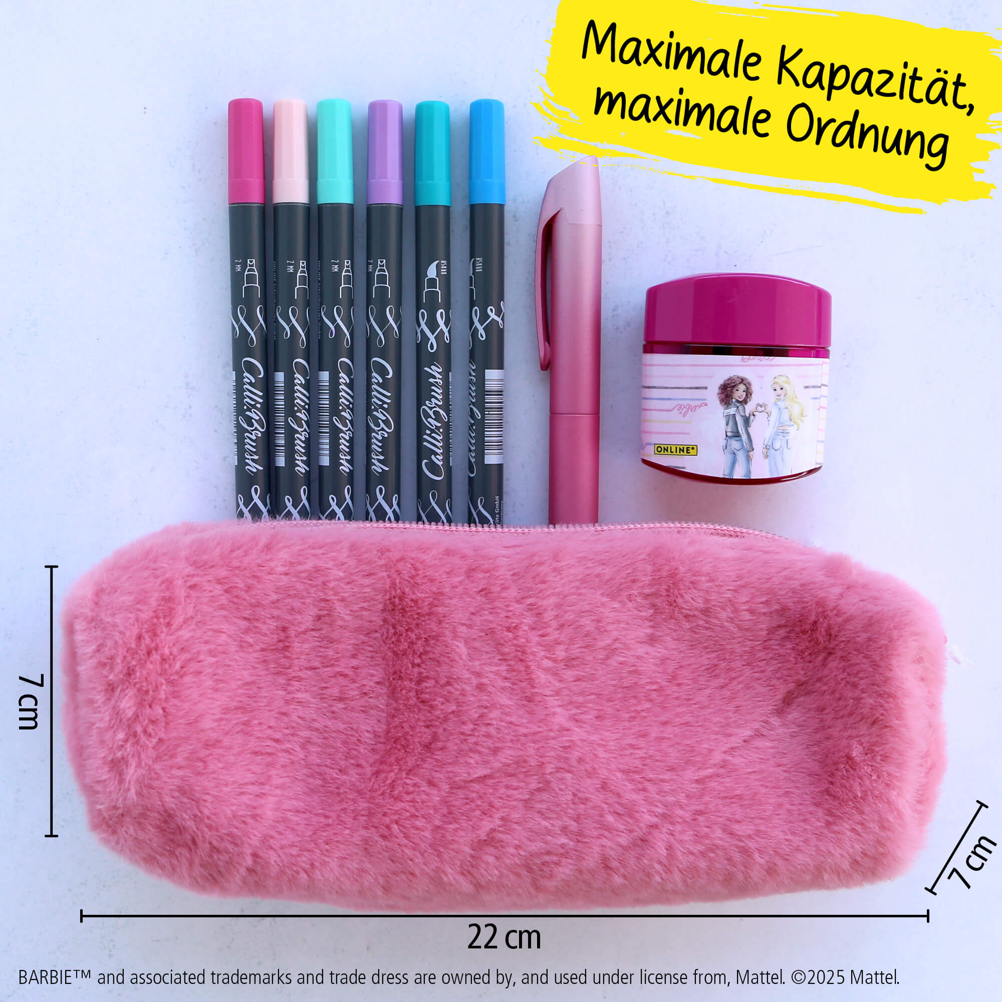 Schlampermäppchen Barbie Pink