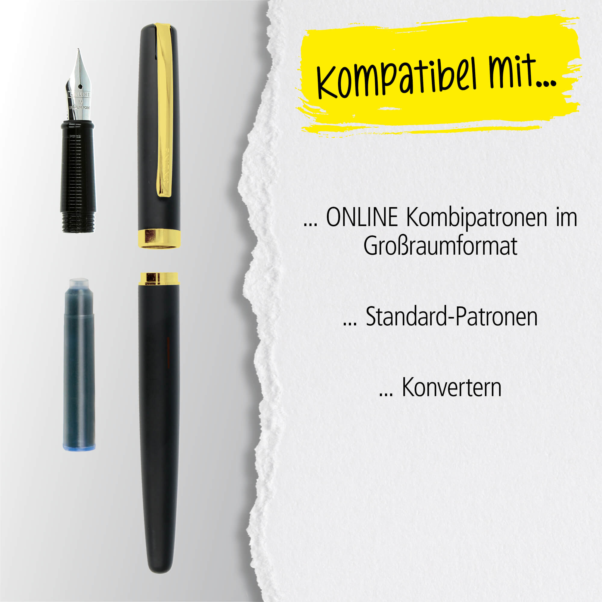 Füller Eleganza Black Gold