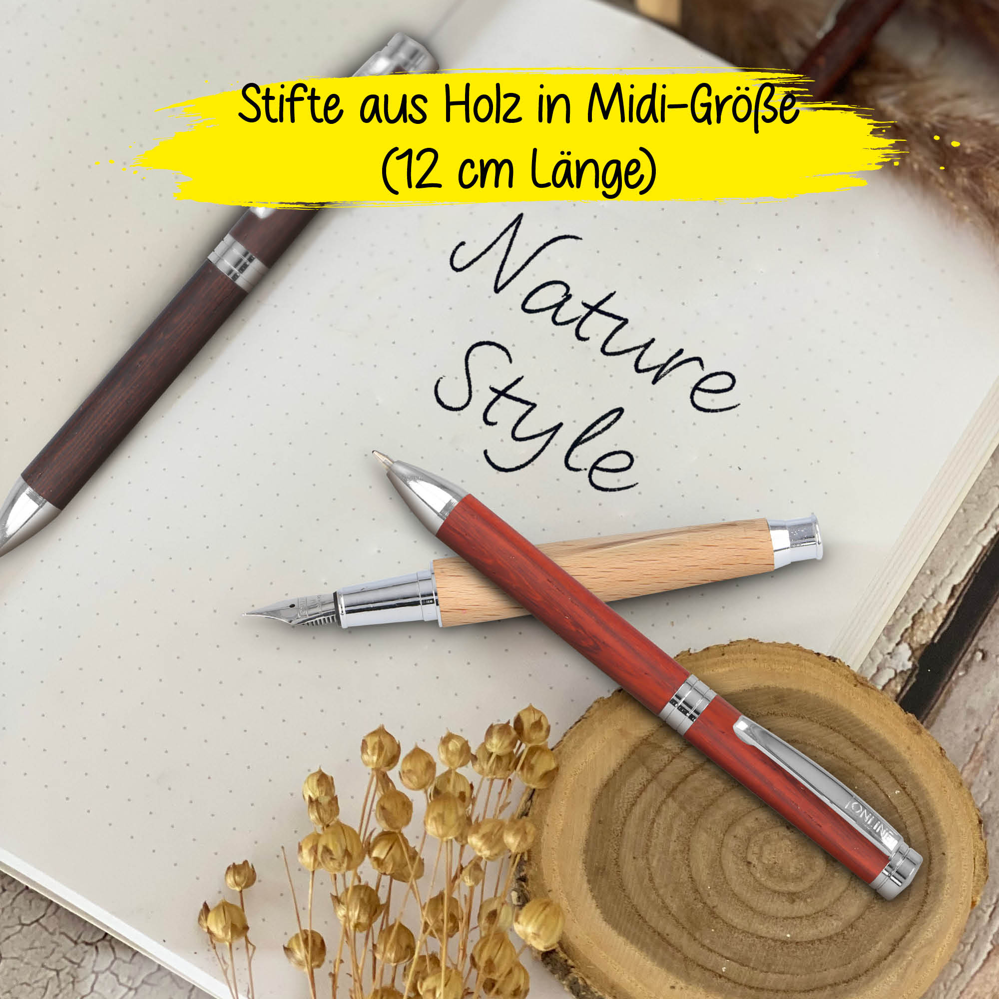 Kugelschreiber Nature Style Beechwood