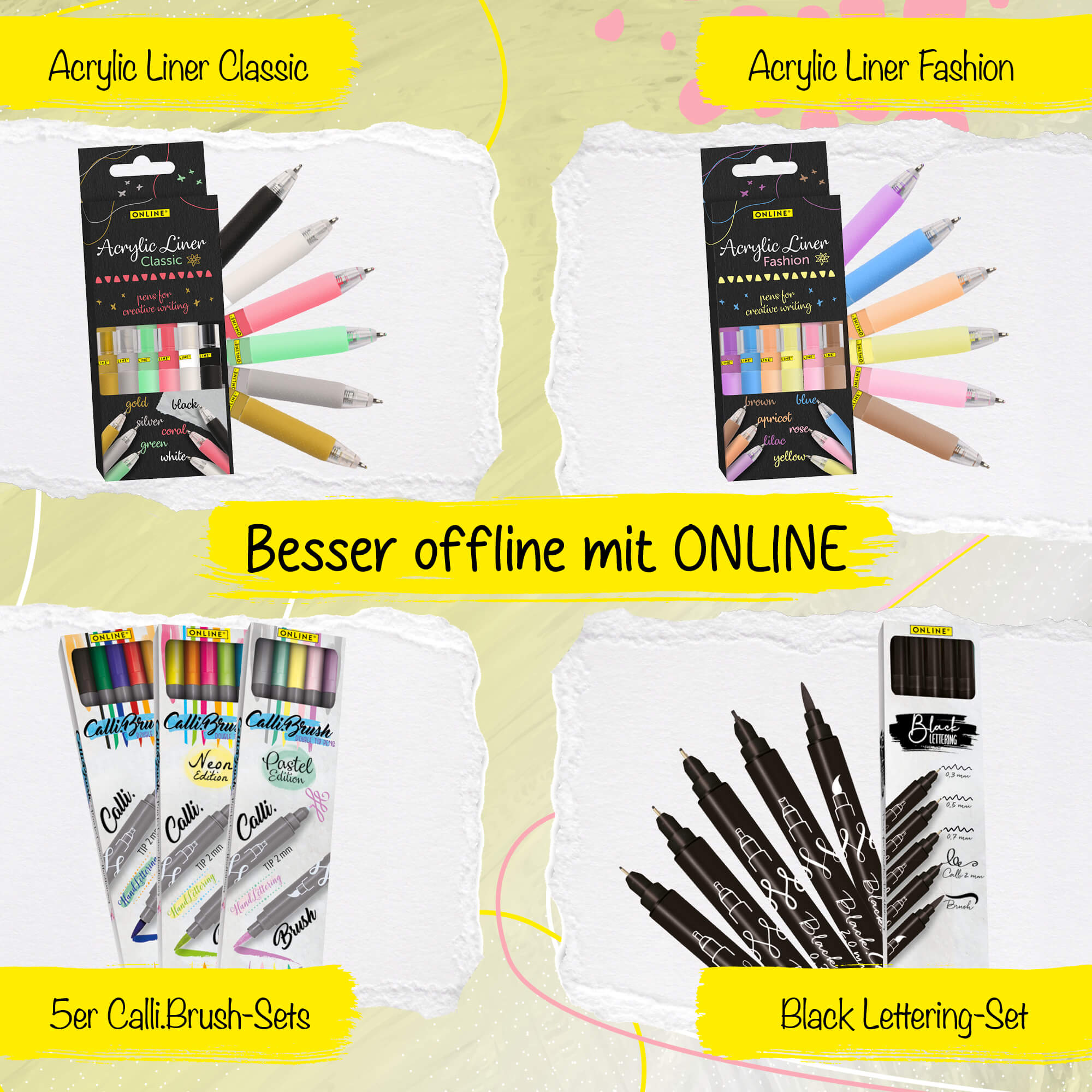 Acrylic Liner Yellow