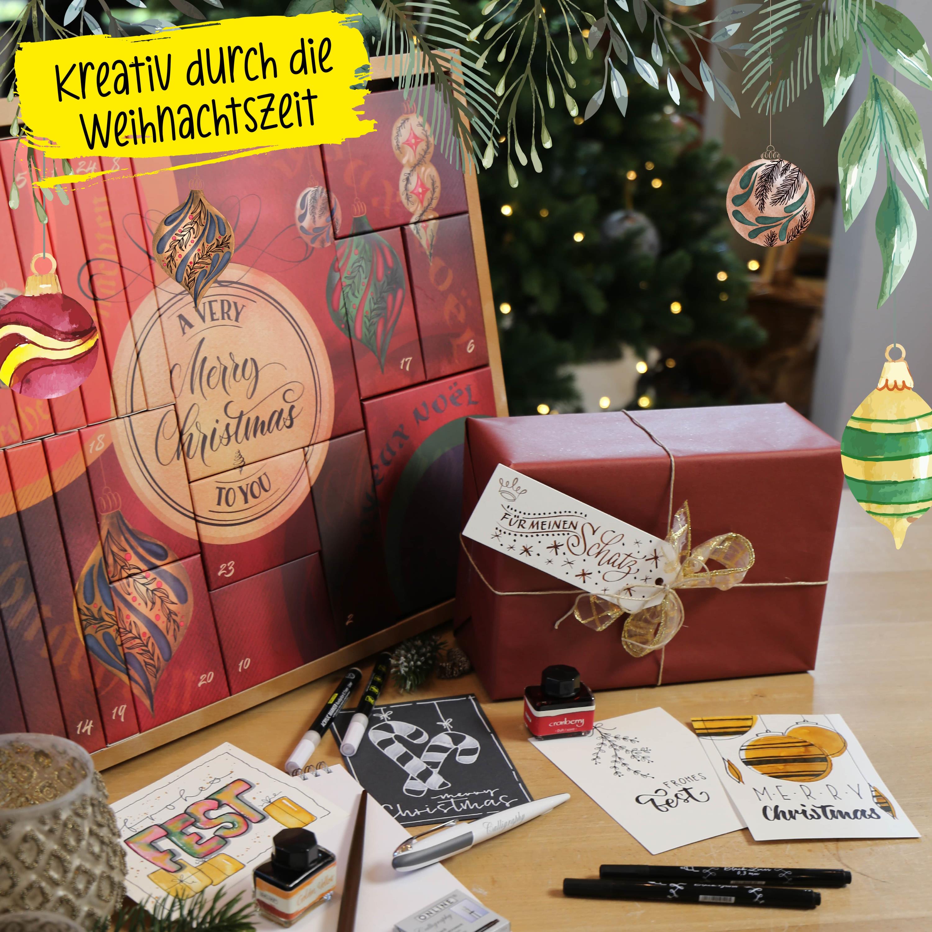 ONLINE Adventskalender Kalligrafie 2024