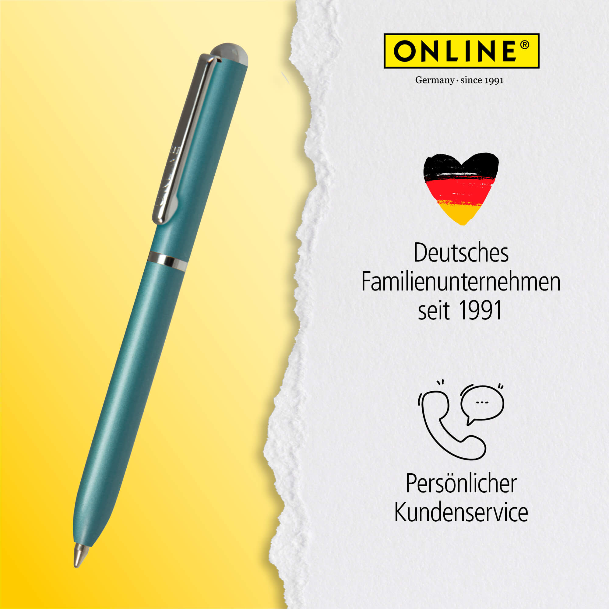 Kugelschreiber Mini Portemonnaie Turquoise, 8 cm Mini-Kugelschreiber