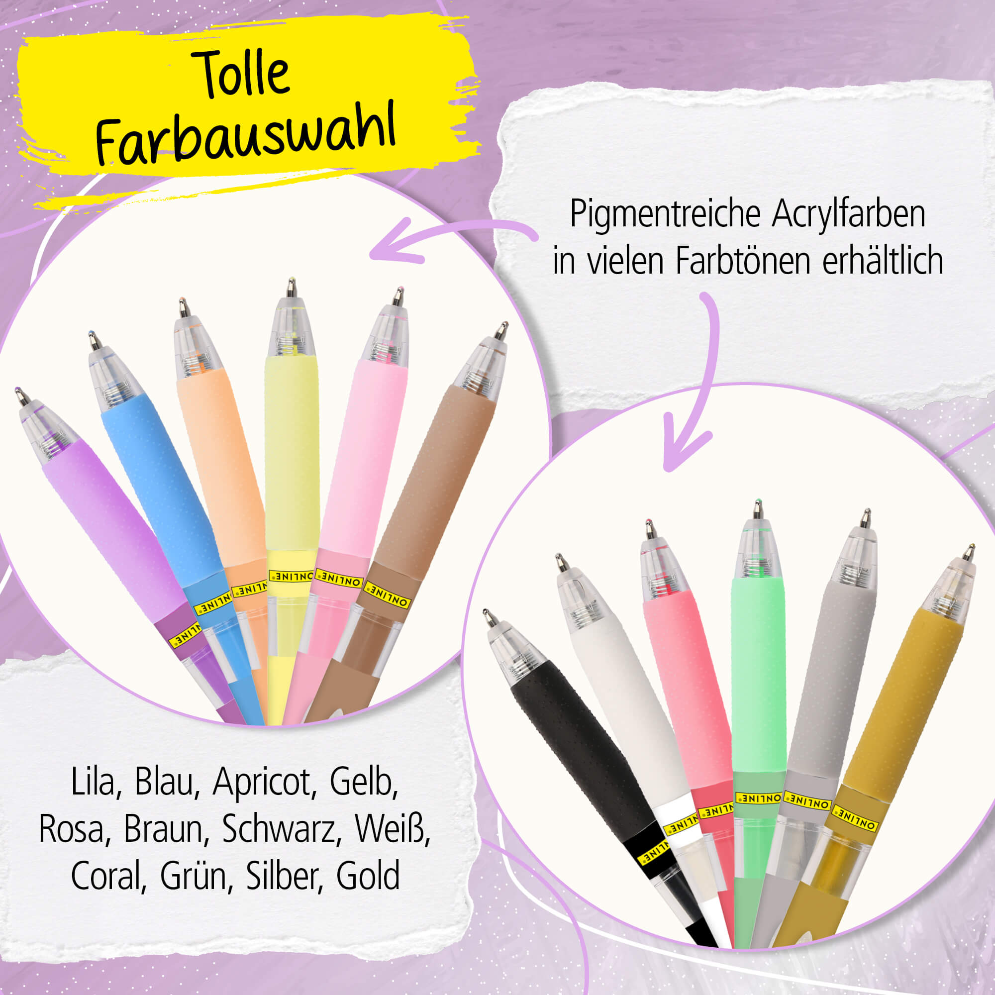 Acrylic Liner Lilac