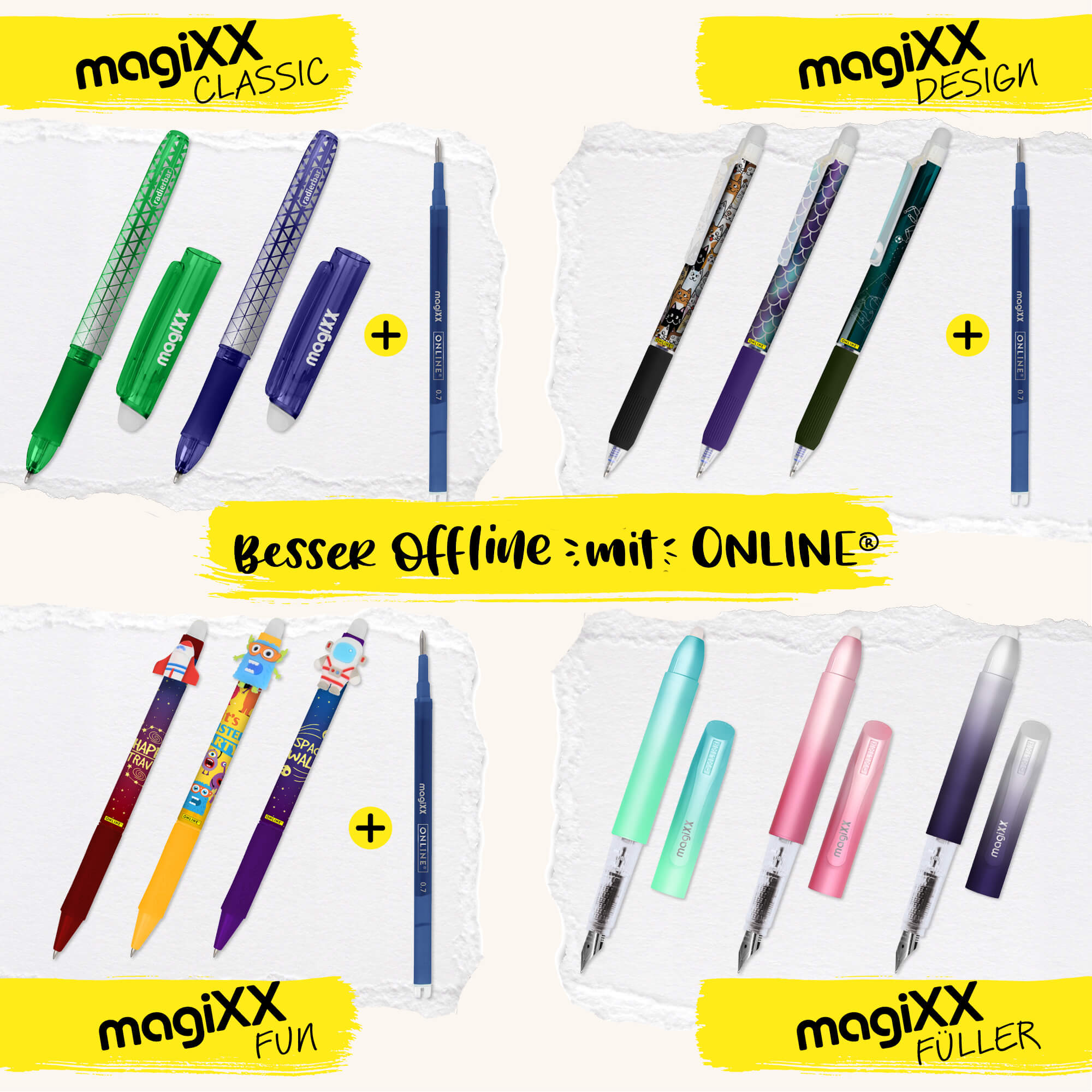 Radierbarer Gelschreiber magiXX Zip Dog World