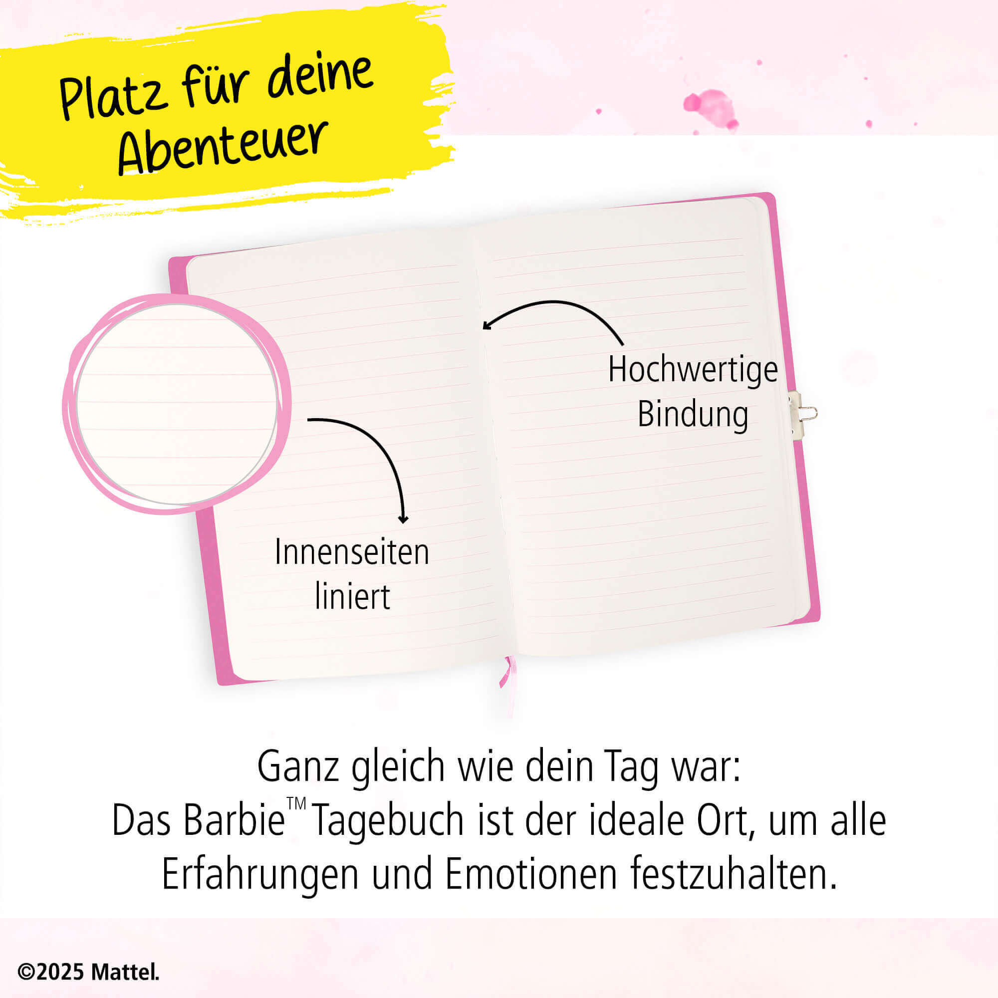 Tagebuch mit Schloss, Barbie