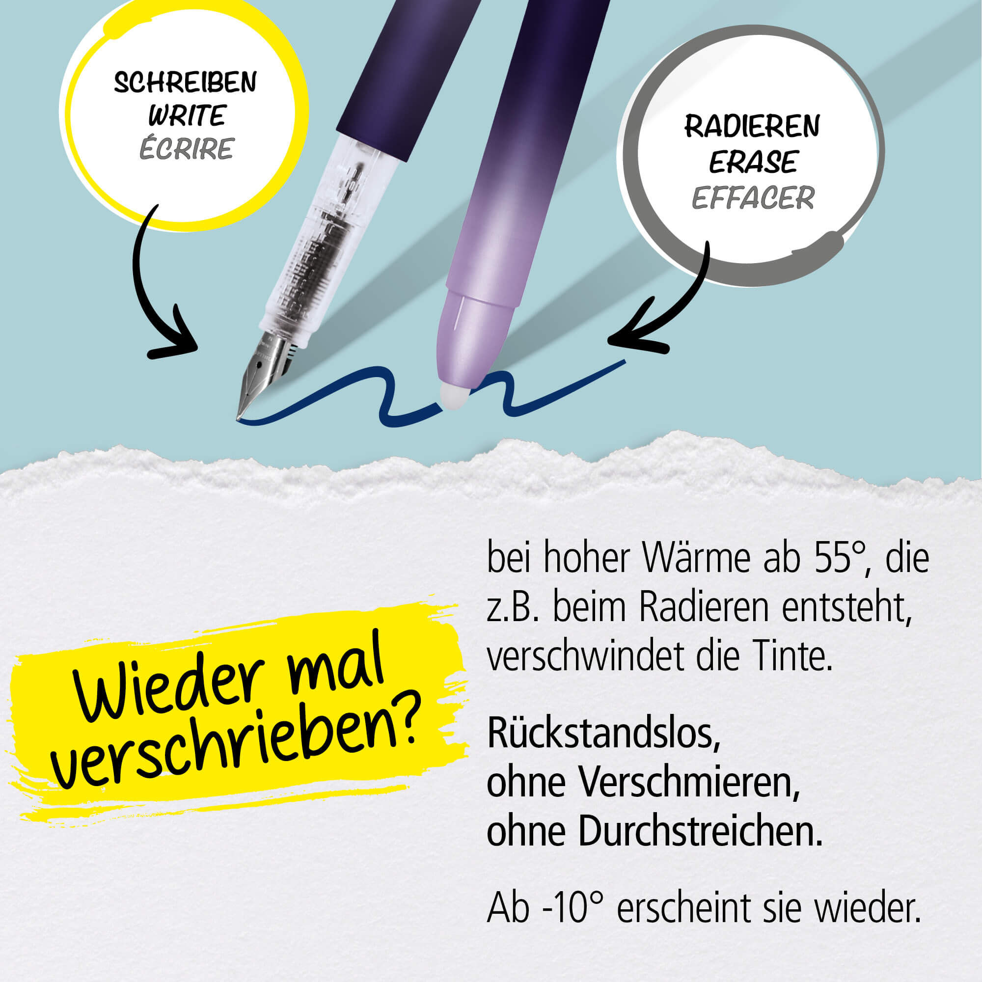 Radierbarer Füller ONLINE magiXX Lavender