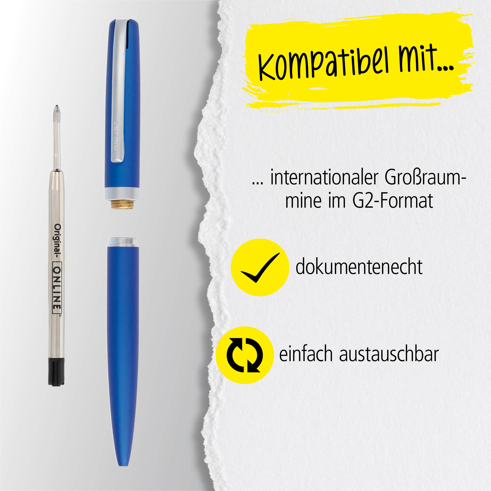 Drehkugelschreiber Eleganza Blue