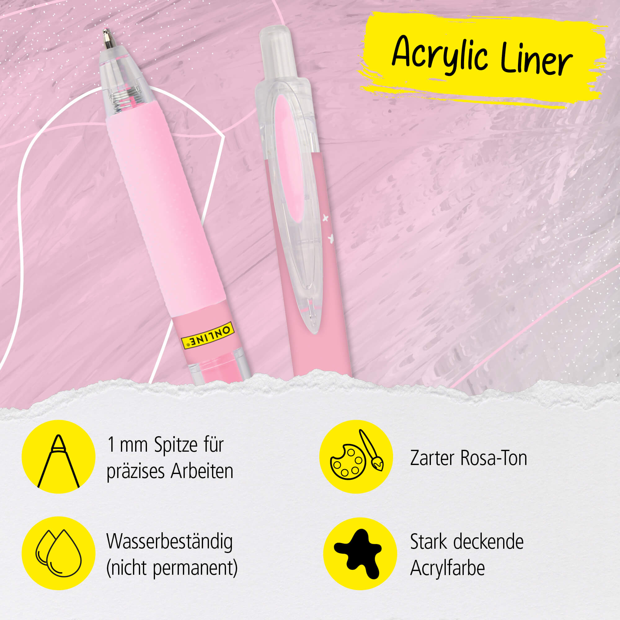 Acrylic Liner Rose