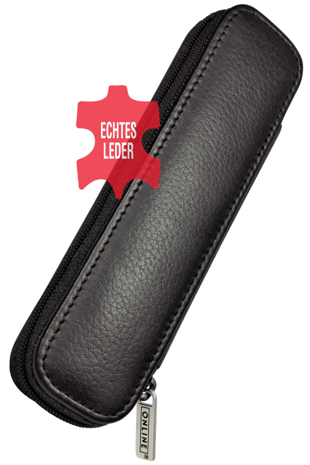 Lederetui mit Zipper