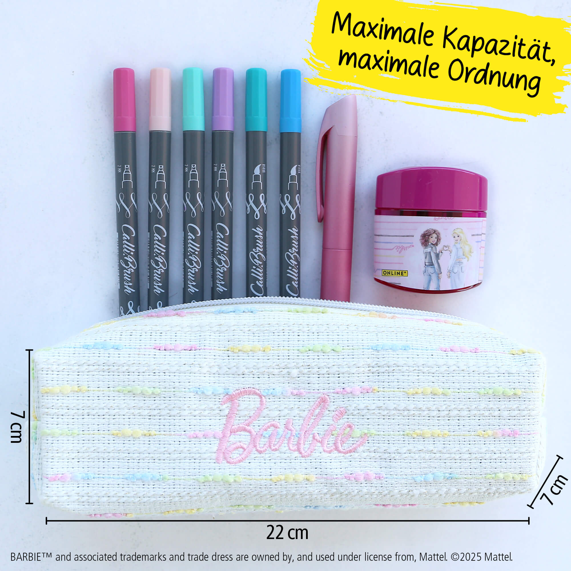 Schlampermäppchen Barbie Malibu