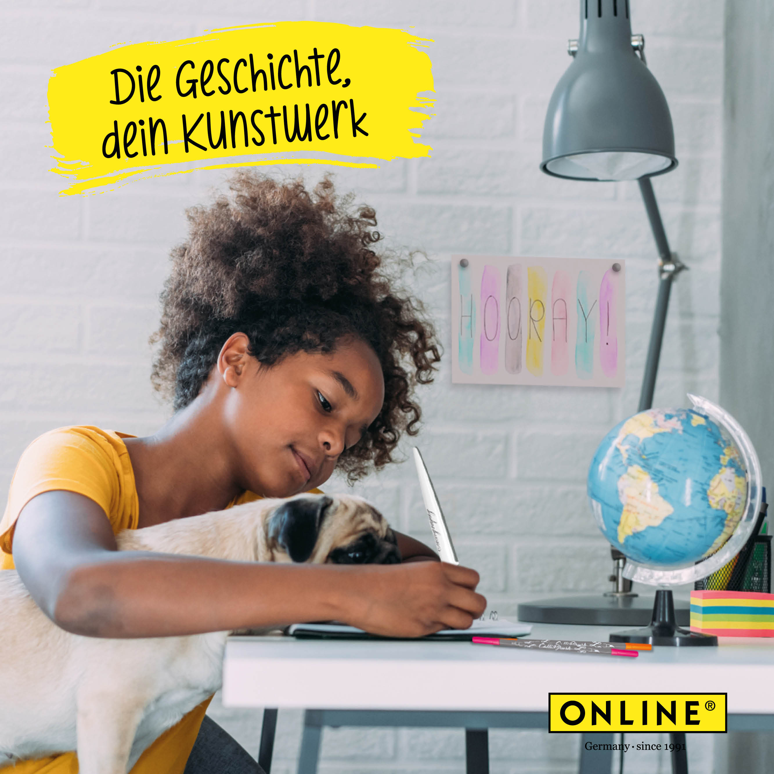 Handlettering Set All-In-One mit Brush Pens, Füller und Notizbuch