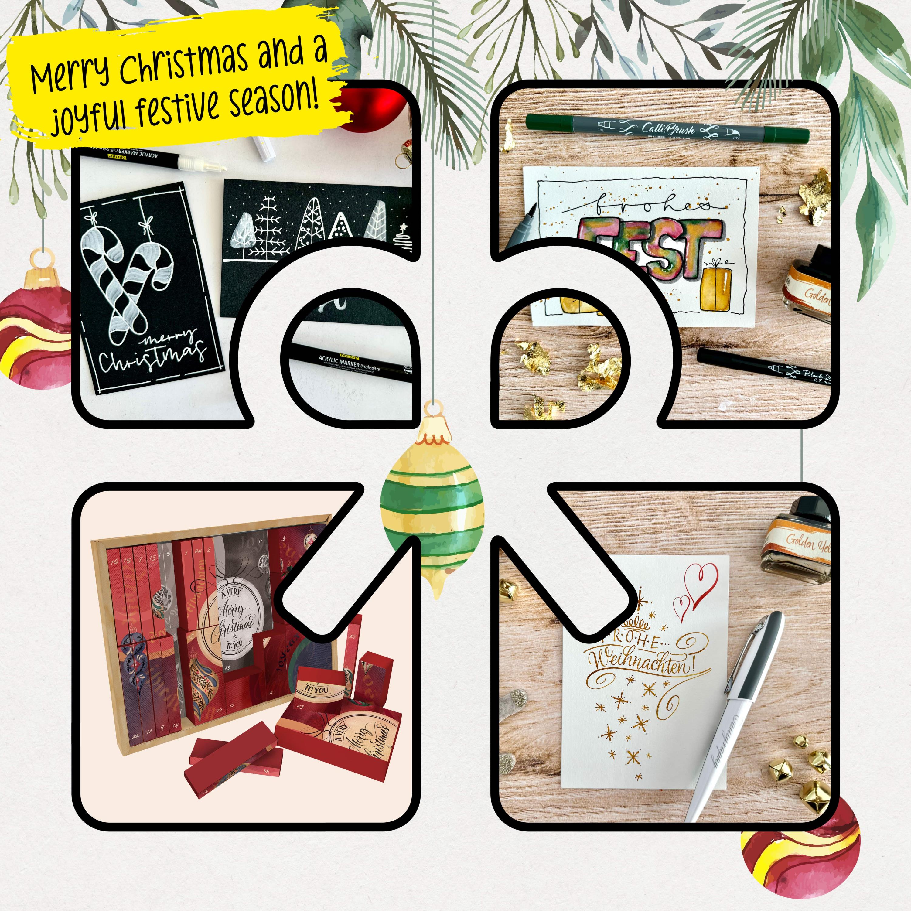 ONLINE Adventskalender Kalligrafie 2024