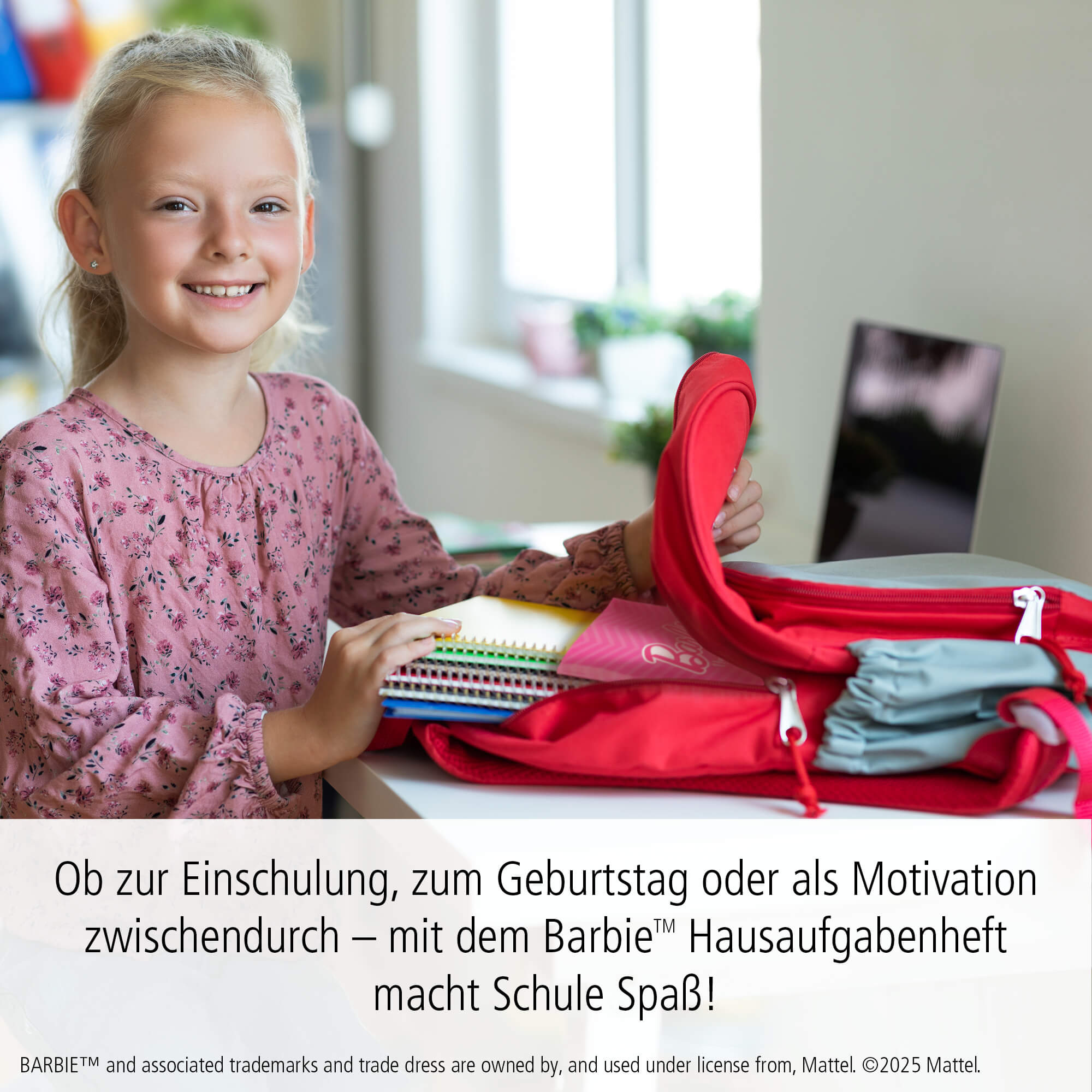 Hausaufgabenheft DIN A5 Barbie Pink, Soft-Cover