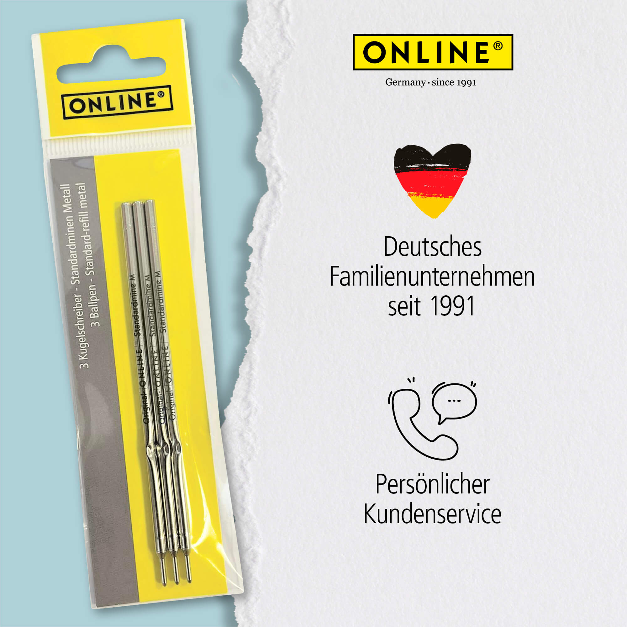 Kugelschreibermine A2 M schwarz