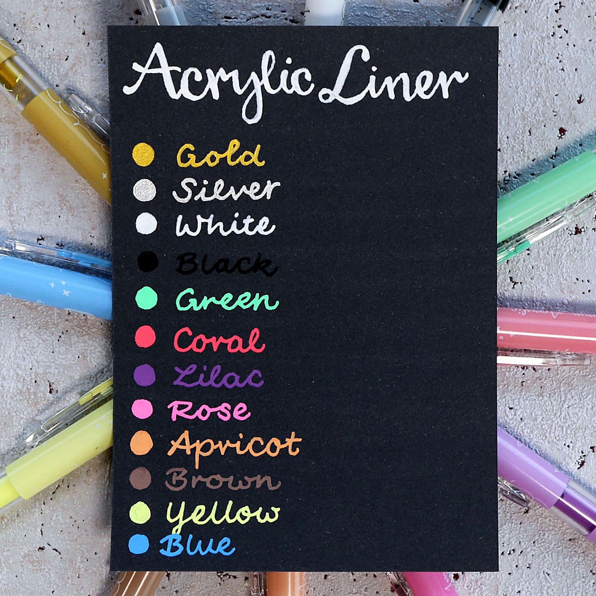 Acrylic Liner Lilac