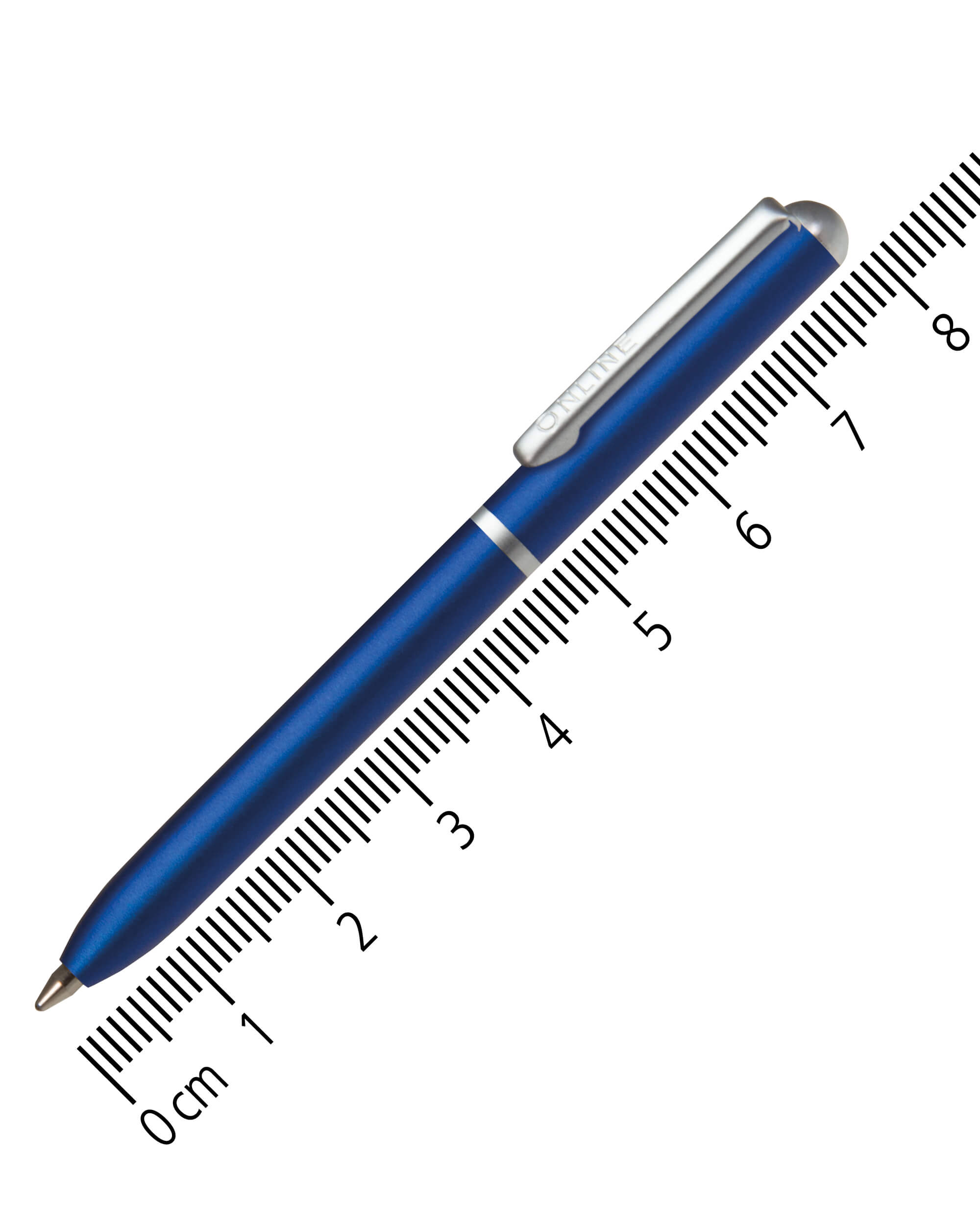 Kugelschreiber Mini Portemonnaie Blue, 8 cm Mini-Kugelschreiber