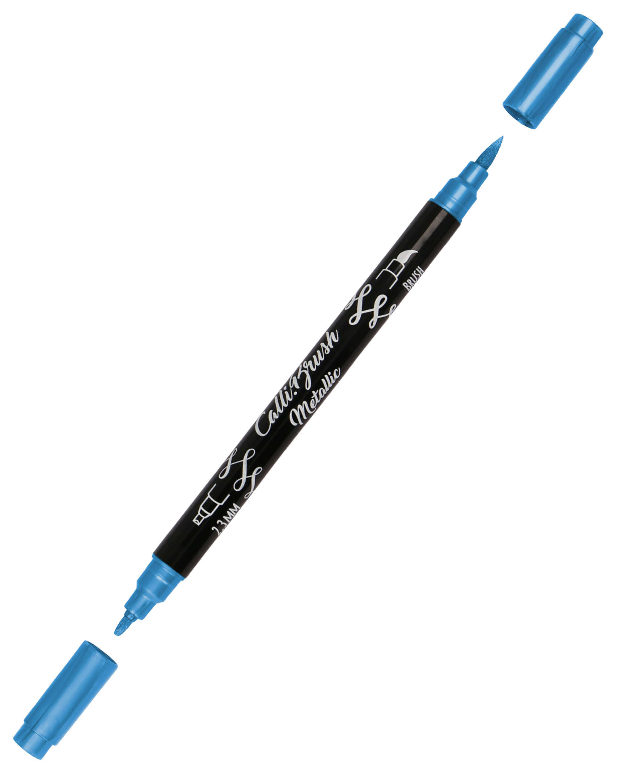Calli.Brush Pen Metallic Blue