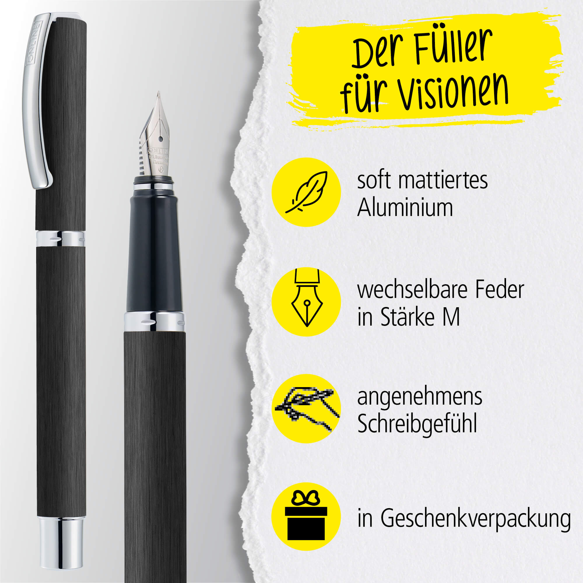 Füller Vision Classic Black (M)