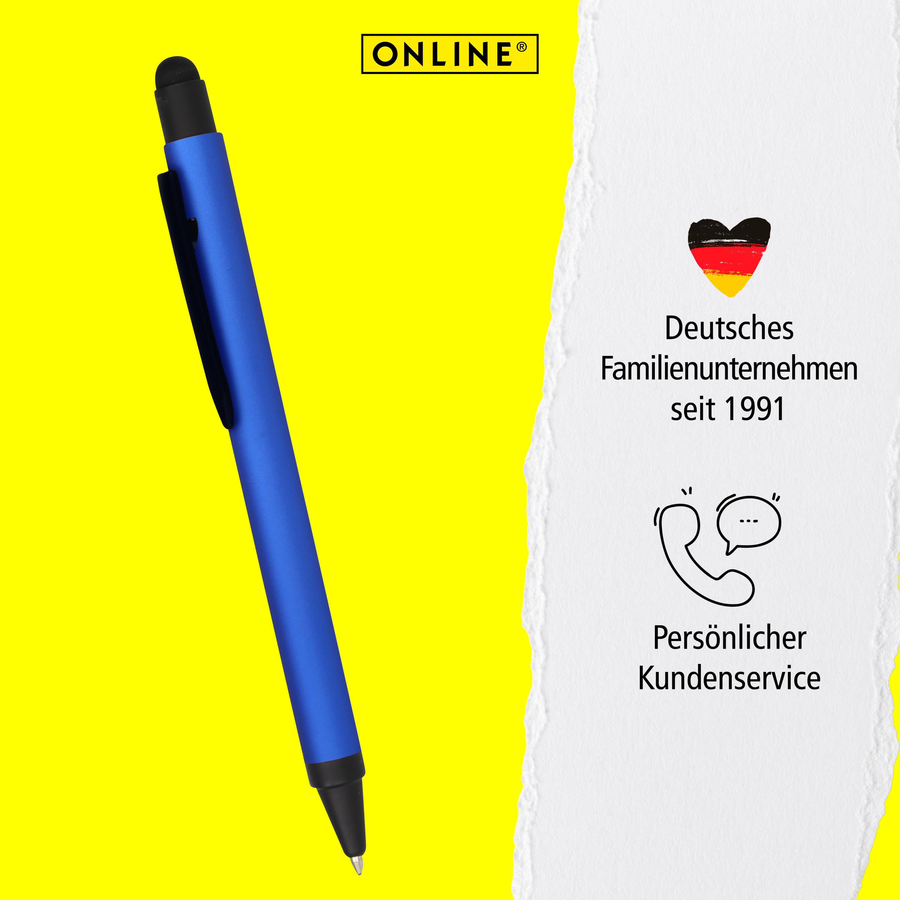 Kugelschreiber ALU Stylus Blue