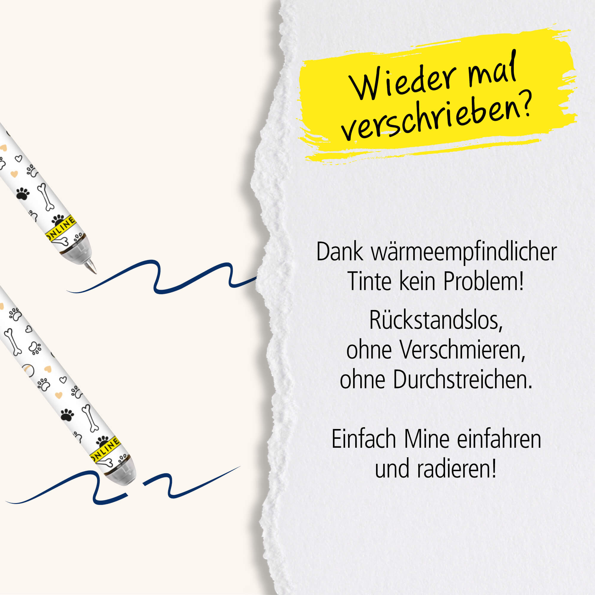 Radierbarer Gelschreiber magiXX Zip Dog World