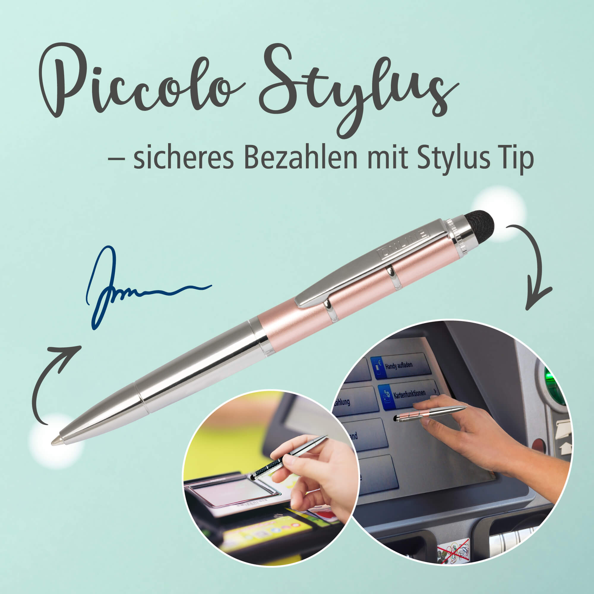 Drehkugelschreiber Piccolo Stylus Pink